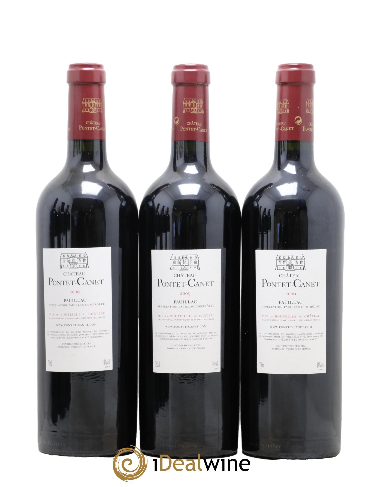 Château Pontet Canet 5ème Grand Cru Classé 2009 - Lotto di 6 bottiglie - 2