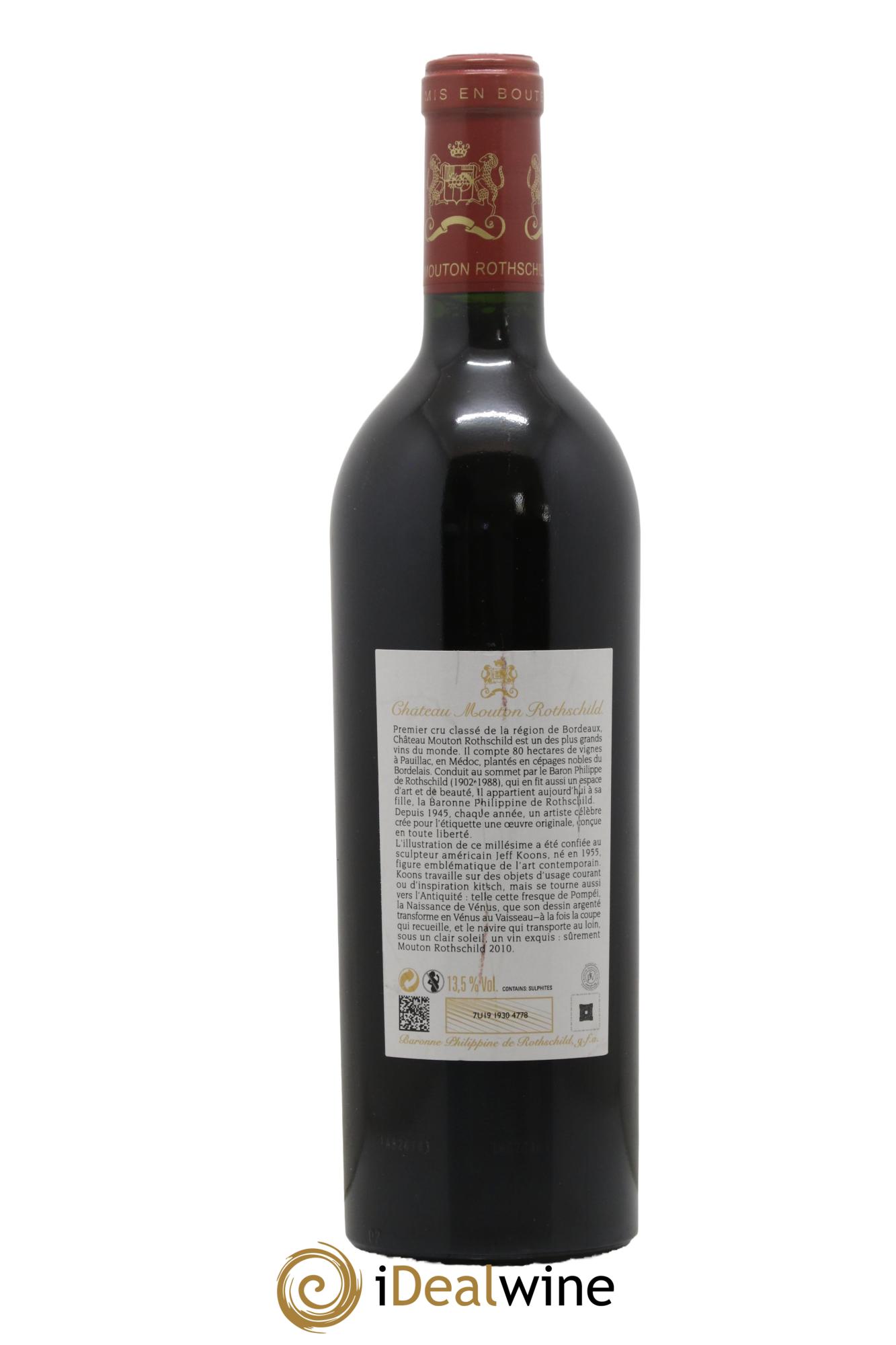 Château Mouton Rothschild 1er Grand Cru Classé 2010 - Posten von 1 Flasche - 1