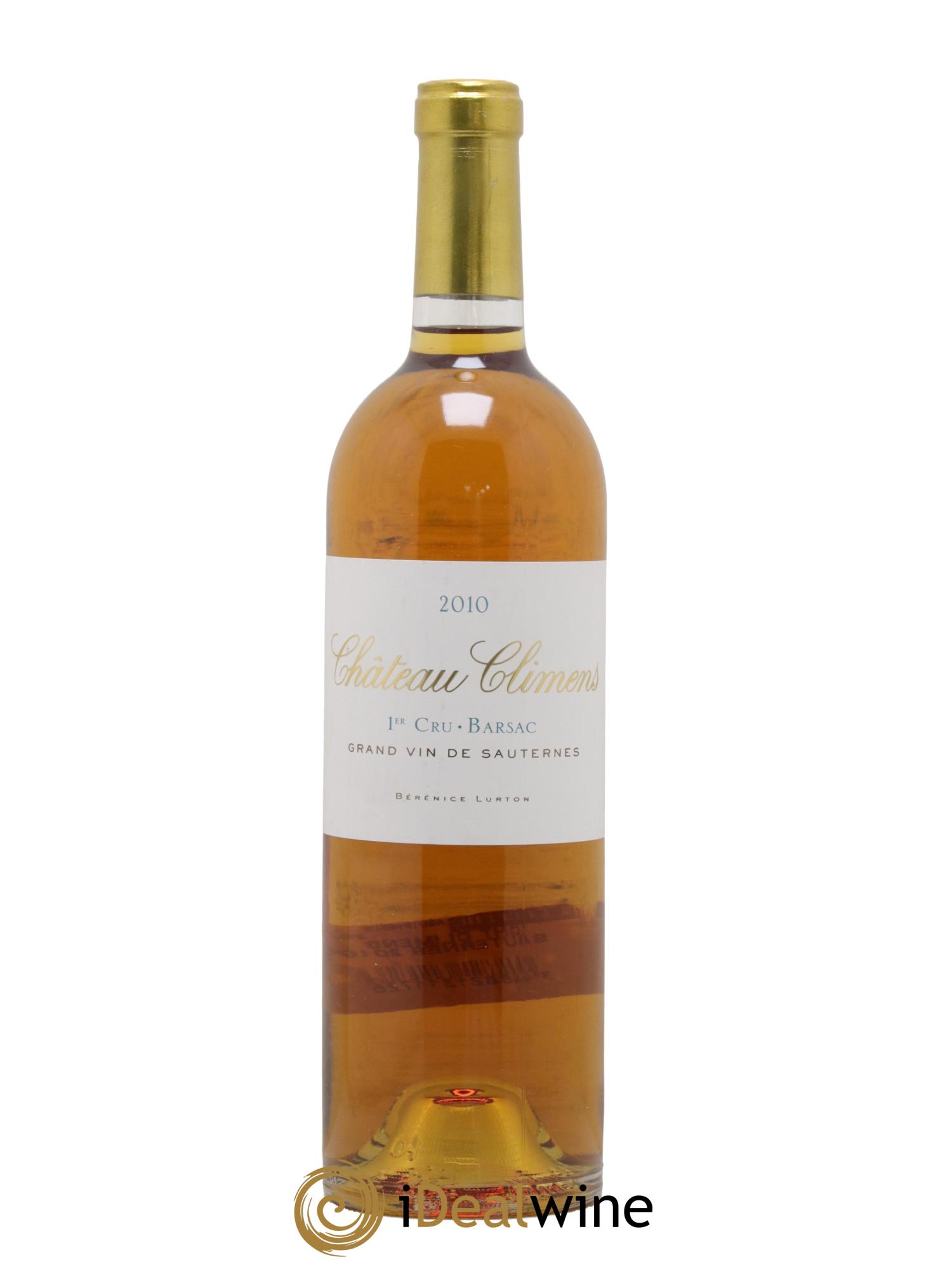 Château Climens 1er Grand Cru Classé 2010 - Lot of 1 bottle - 0