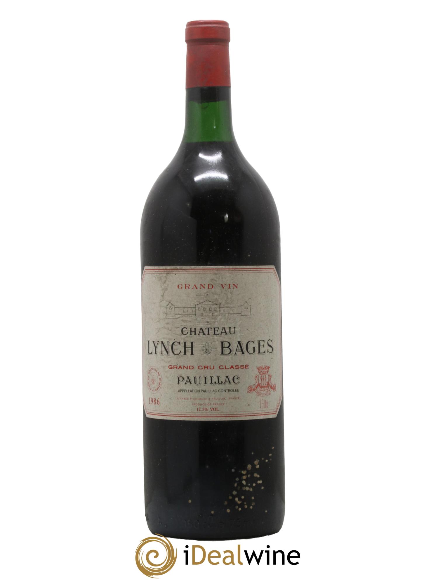 Château Lynch Bages 5ème Grand Cru Classé 1986 - Posten von 1 Magnum - 0