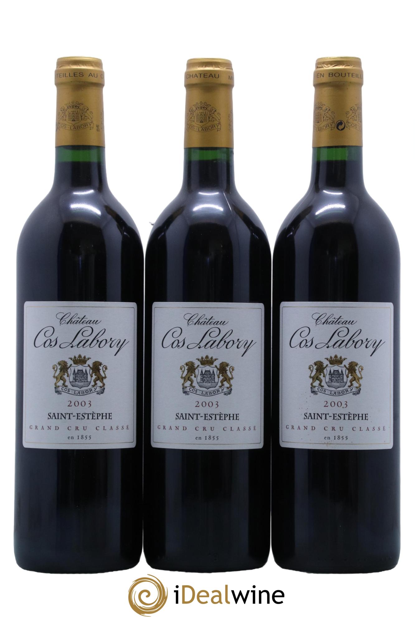 Château Cos Labory 5ème Grand Cru Classé  2003 - Lotto di 12 bottiglie - 1