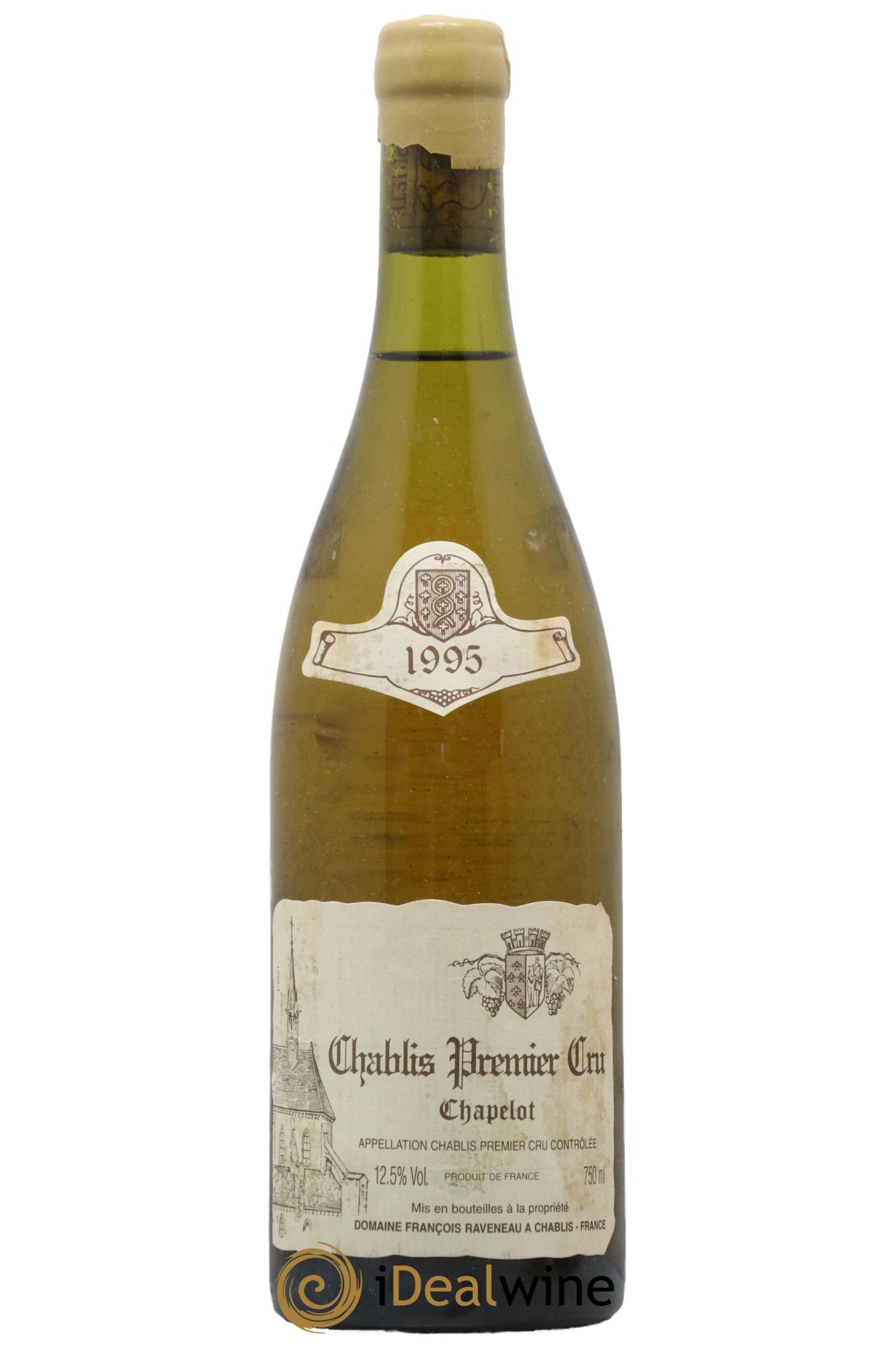 Chablis 1er Cru Chapelot Raveneau (Domaine) 1995 - Lot de 1 bouteille - 0