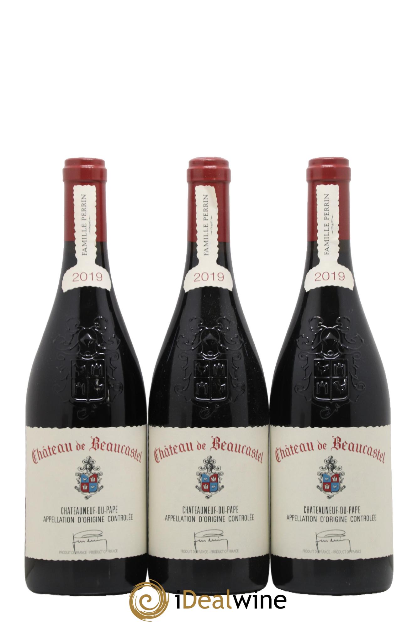 Châteauneuf-du-Pape Château de Beaucastel Famille Perrin 2019 - Lot de 6 bouteilles - 1