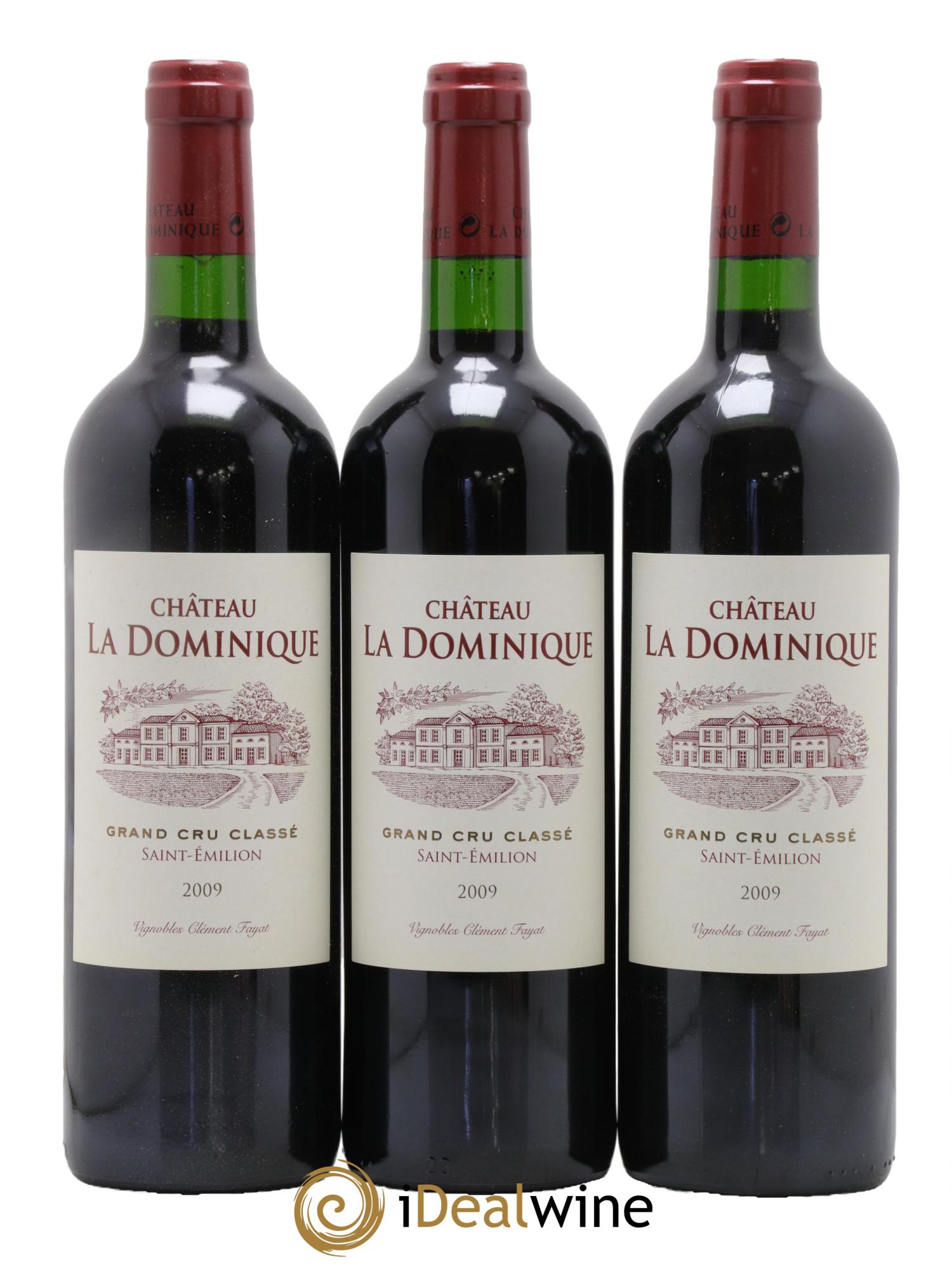 Château la Dominique Grand Cru Classé 2009 - Lot de 12 bouteilles - 1