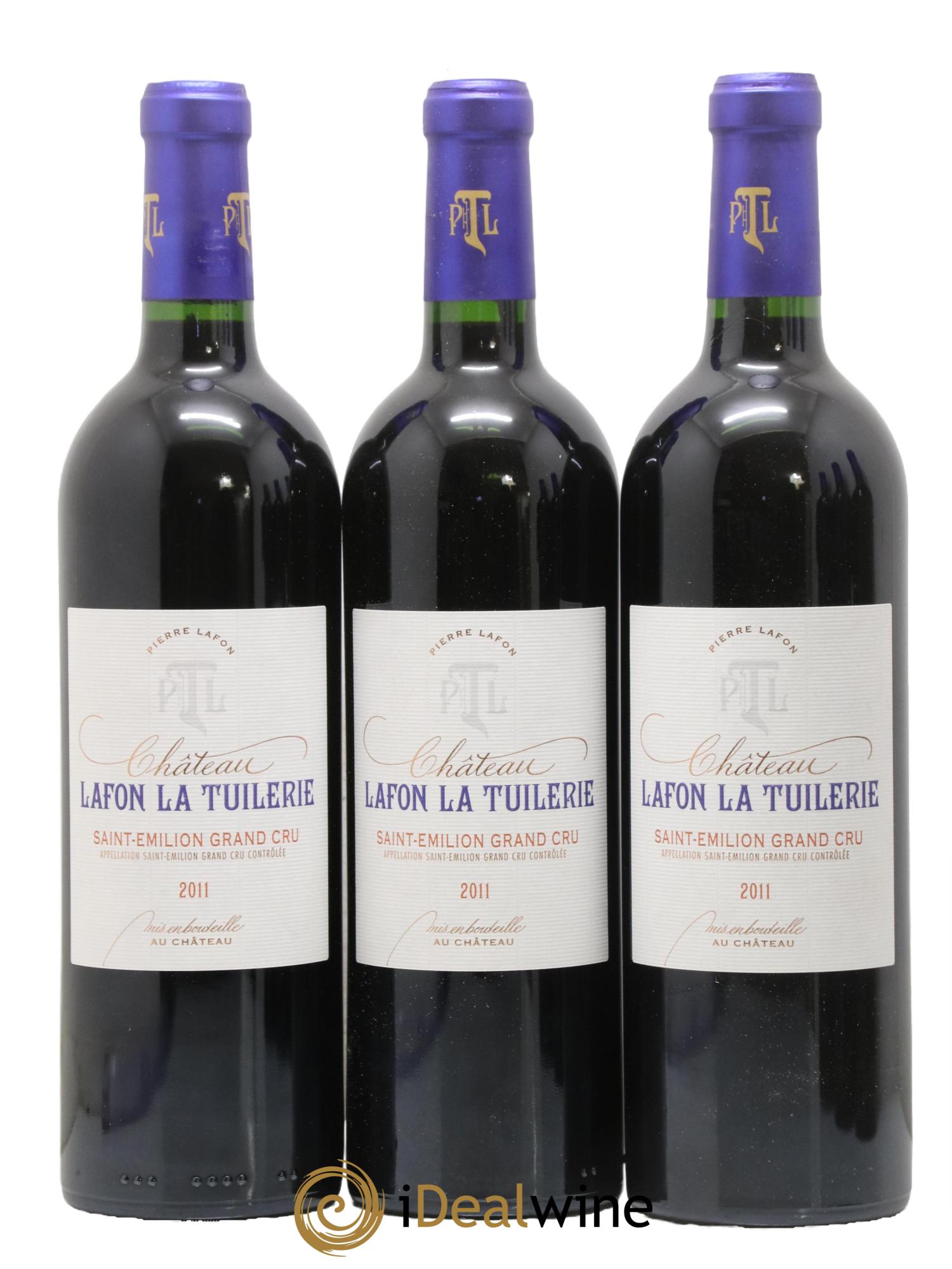 Saint-Émilion Grand Cru Château Lafon La Tuilerie 2011 - Lotto di 6 bottiglie - 1