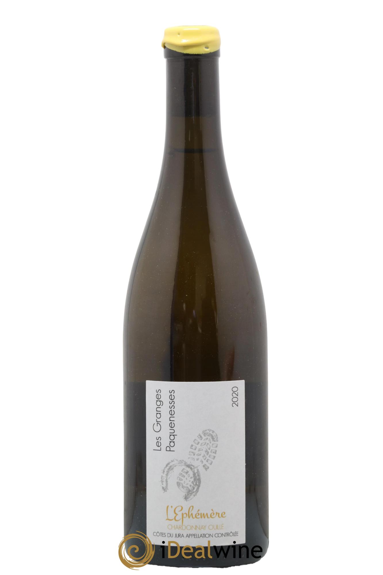 Côtes du Jura Chardonnay L'Ephémère Les Granges Paquenesses 2020 - Lot of 1 bottle - 0