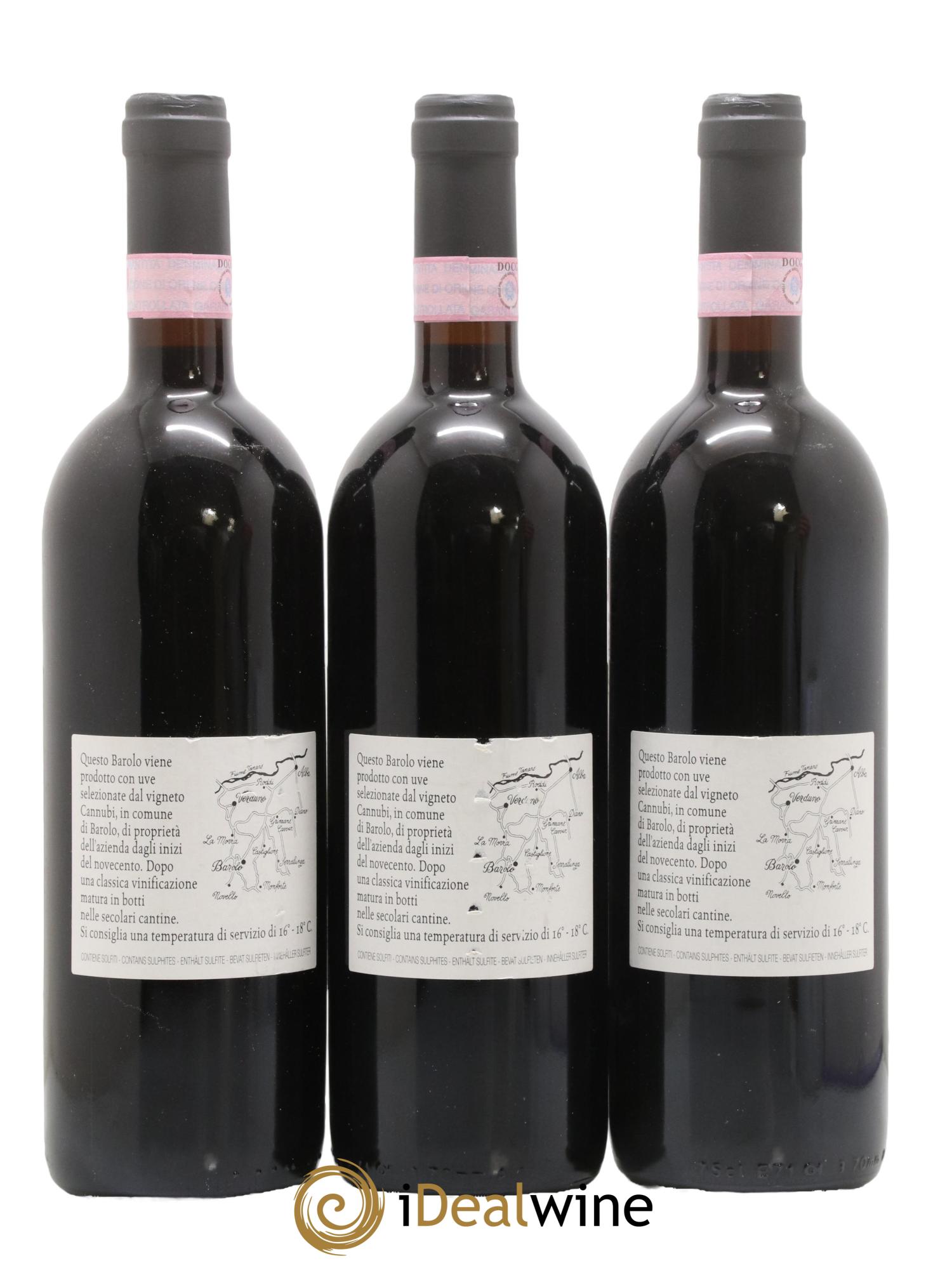 Barolo DOCG Cannubi Comm. Giovan Battista Burlotto 2006 - Posten von 3 Flaschen - 1