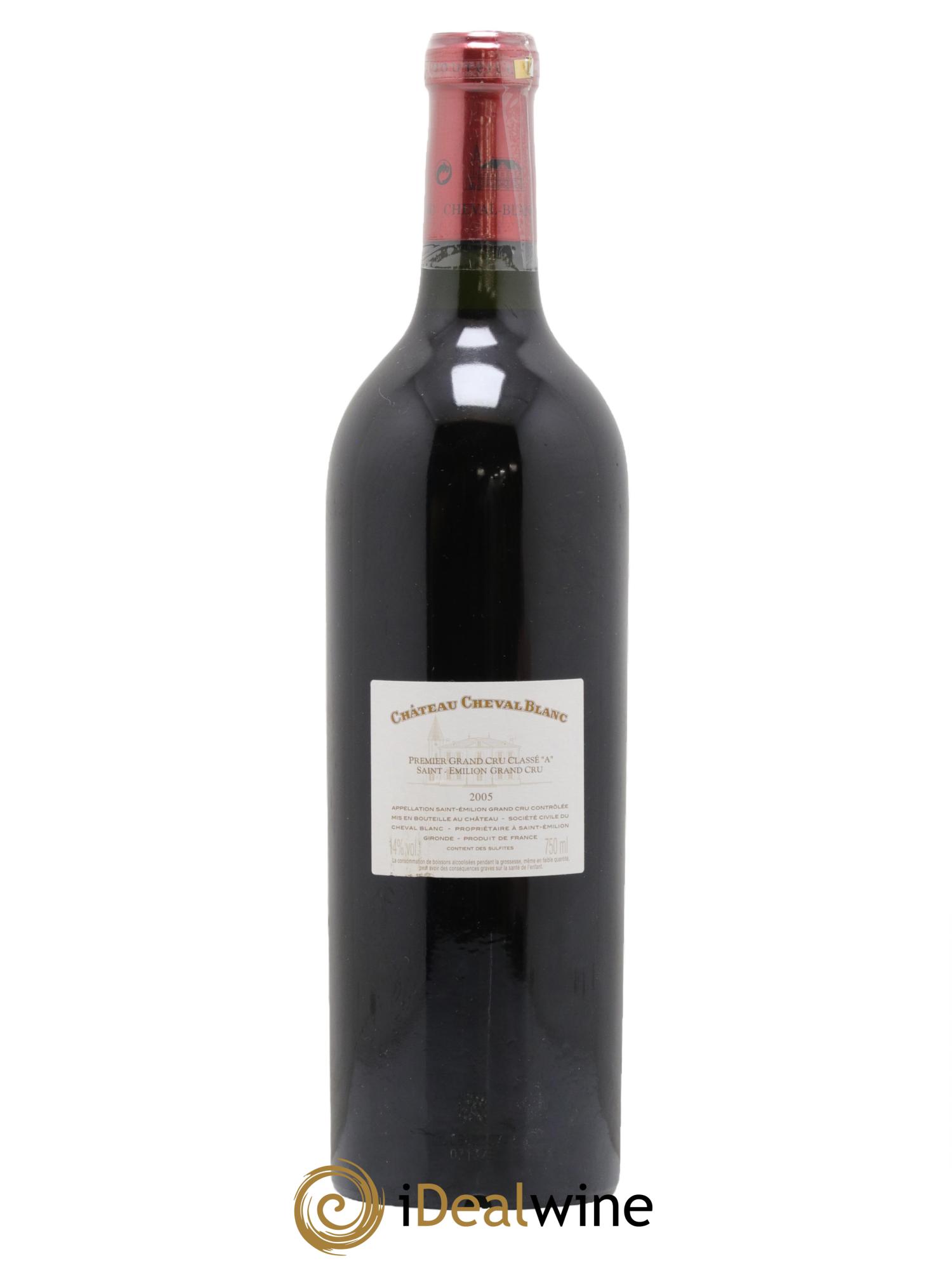 Château Cheval Blanc 1er Grand Cru Classé A 2005 - Lotto di 1 bottiglia - 1