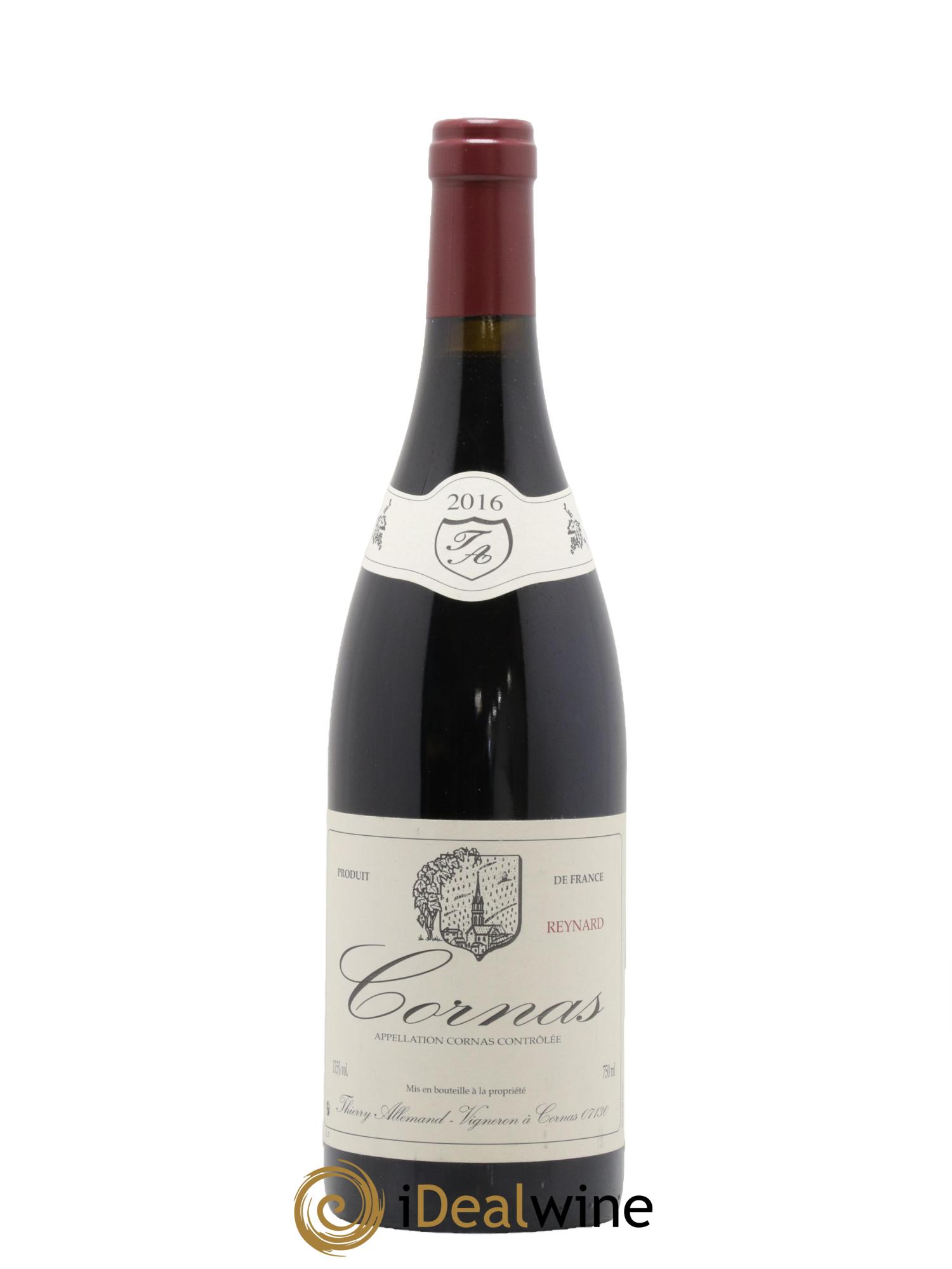 Cornas Reynard Thierry Allemand 2016 - Lot de 1 bouteille - 0