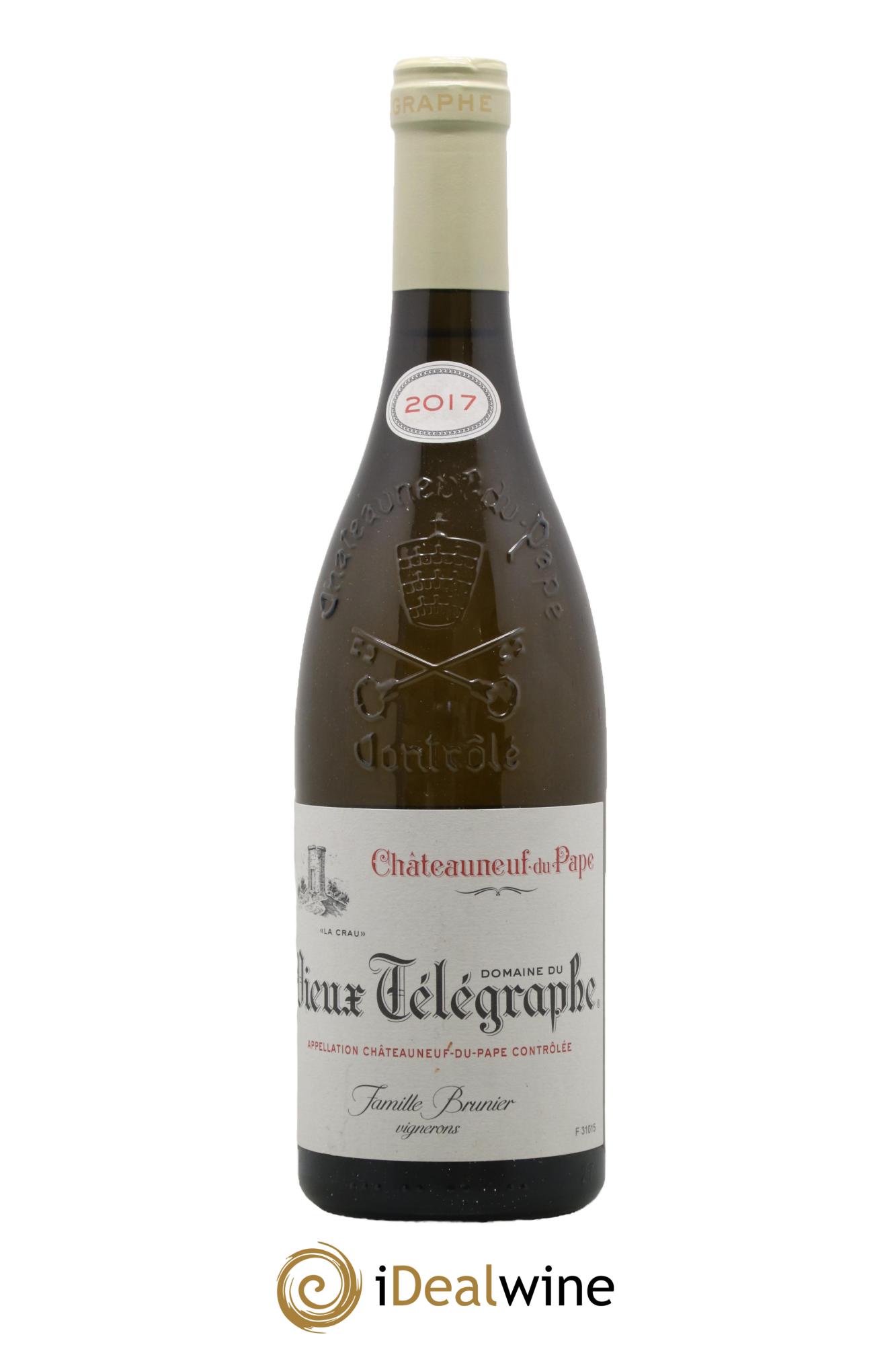 Châteauneuf-du-Pape Vieux Télégraphe (Domaine du) Vignobles Brunier 2017 - Lotto di 1 bottiglia - 0