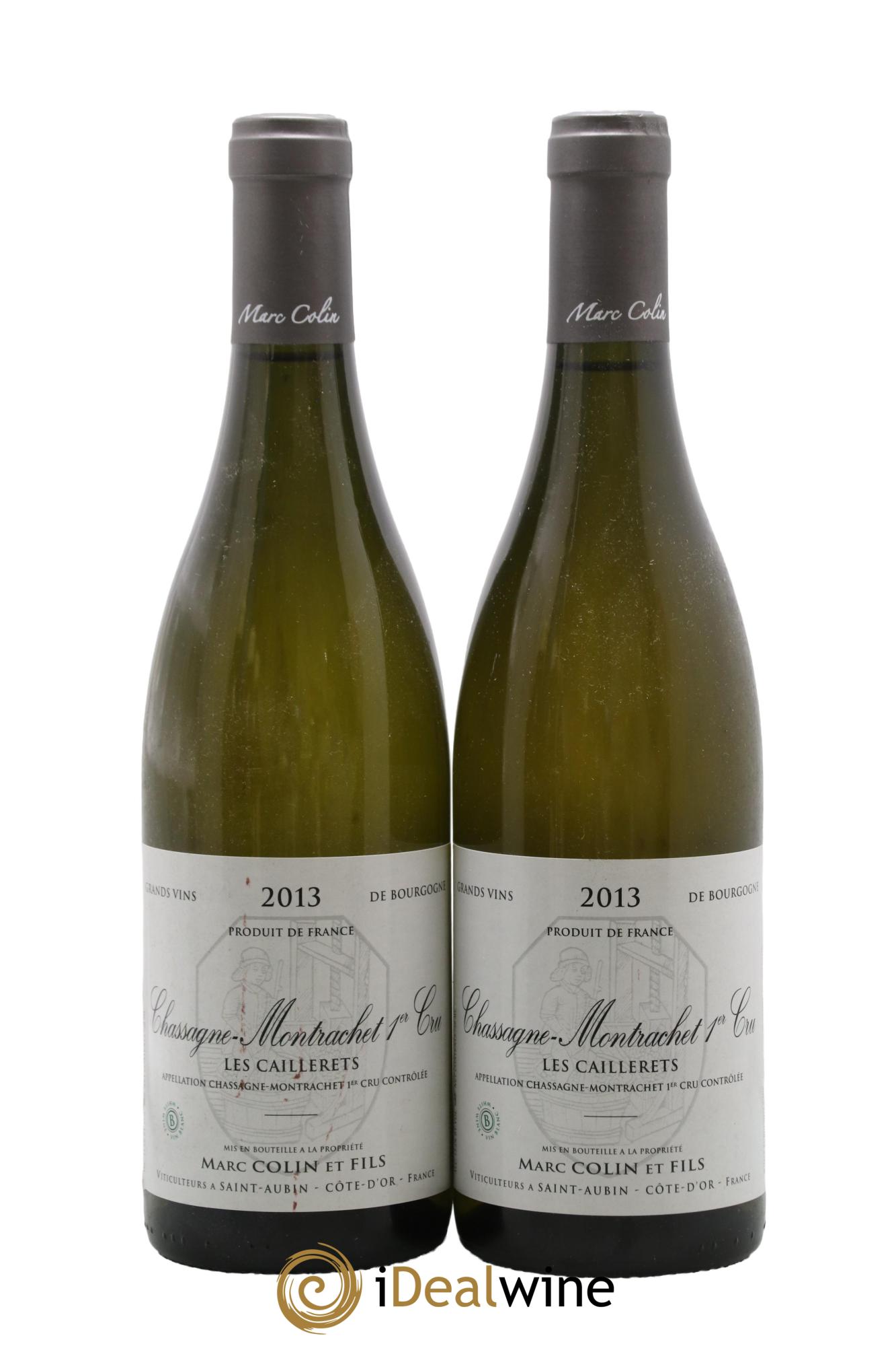 Chassagne-Montrachet 1er Cru Les Caillerets Marc Colin & Fils 2013 - Lot of 2 bottles - 0