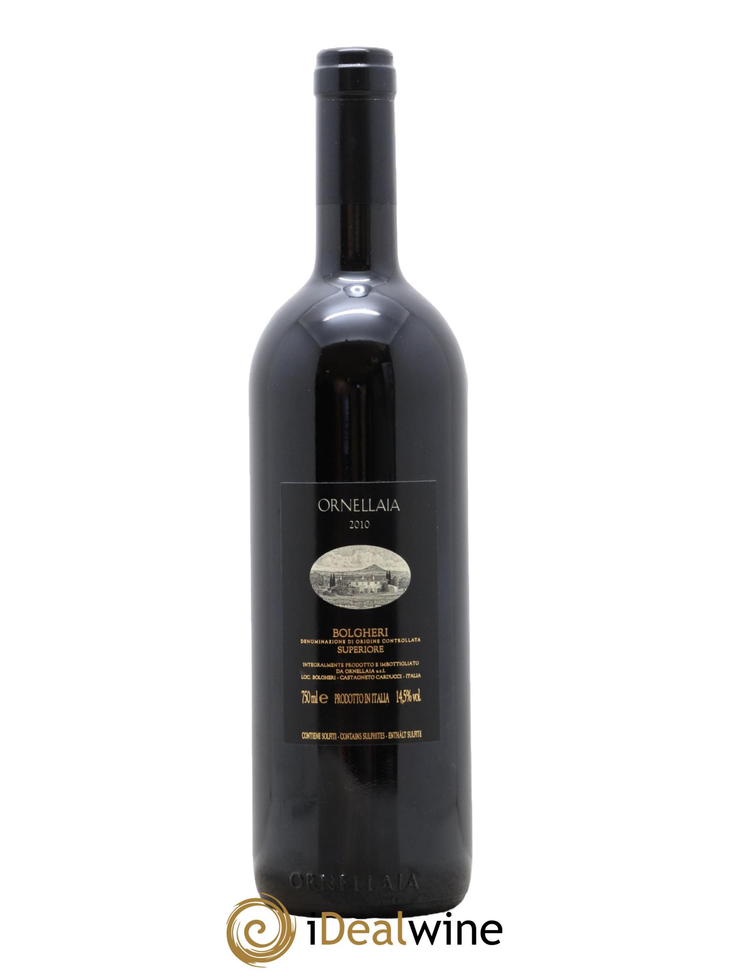 Bolgheri  DOC Superiore Ornellaia Tenuta Dell'Ornellaia - Frescobaldi 2010 - Lotto di 1 bottiglia - 1