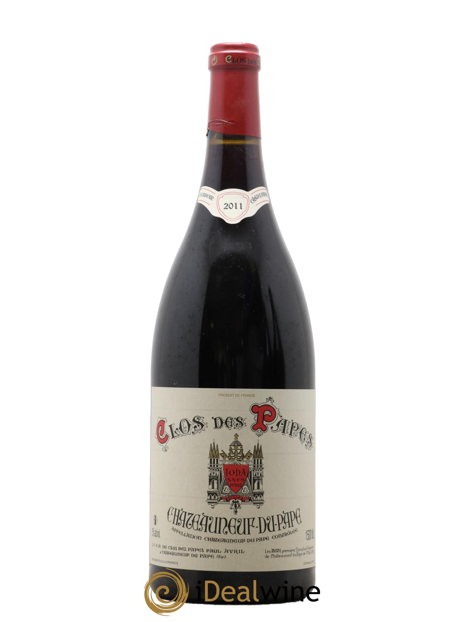 Châteauneuf-du-Pape Clos des Papes - Paul Avril 2011 - Lot of 1 magnum - 0