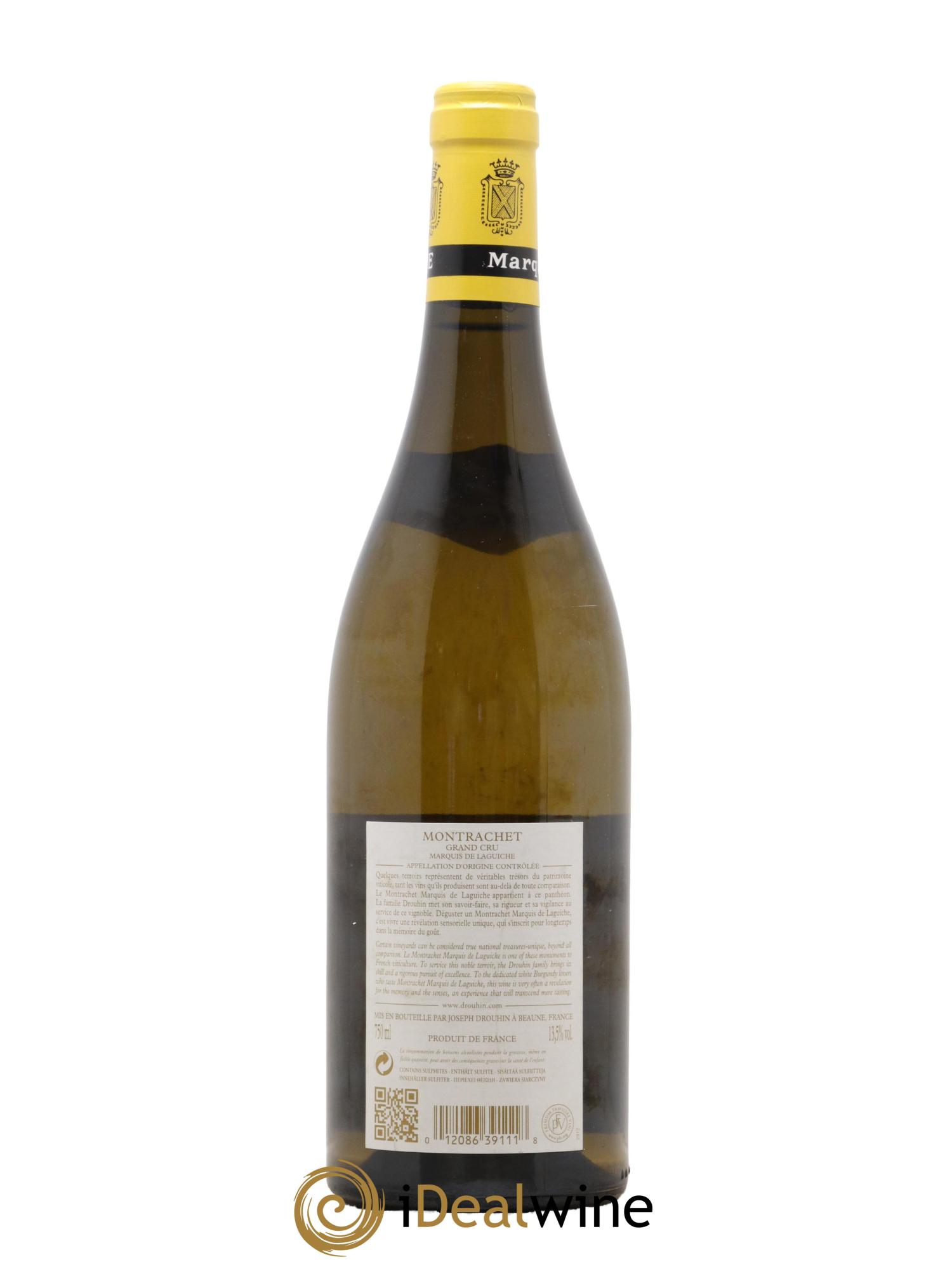 Montrachet Grand Cru Marquis de Laguiche Joseph Drouhin 2009 - Lot de 1 bouteille - 1