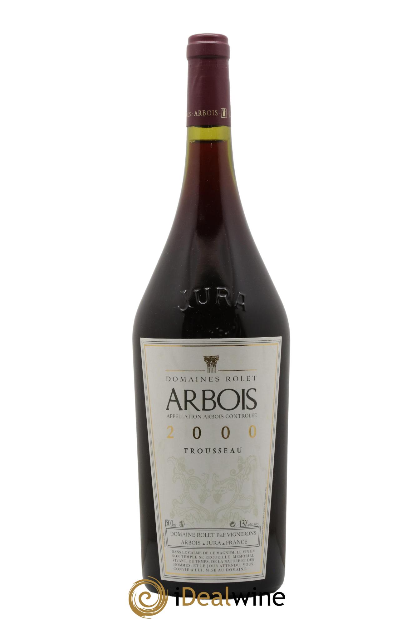 Arbois Trousseau Domaine Rolet  2000 - Lot de 1 magnum - 0