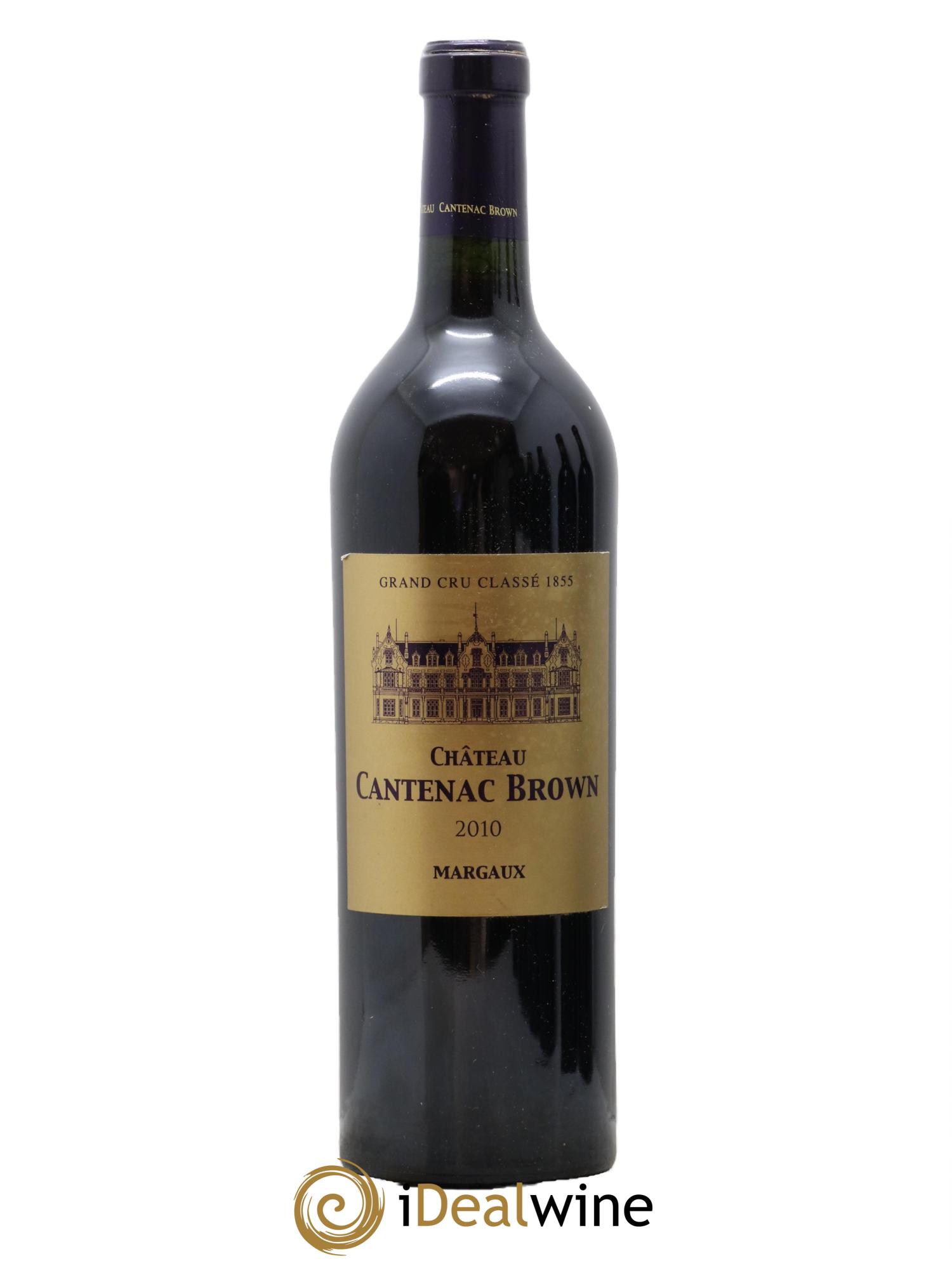 Château Cantenac Brown 3ème Grand Cru Classé 2010 - Lot de 1 bouteille - 0