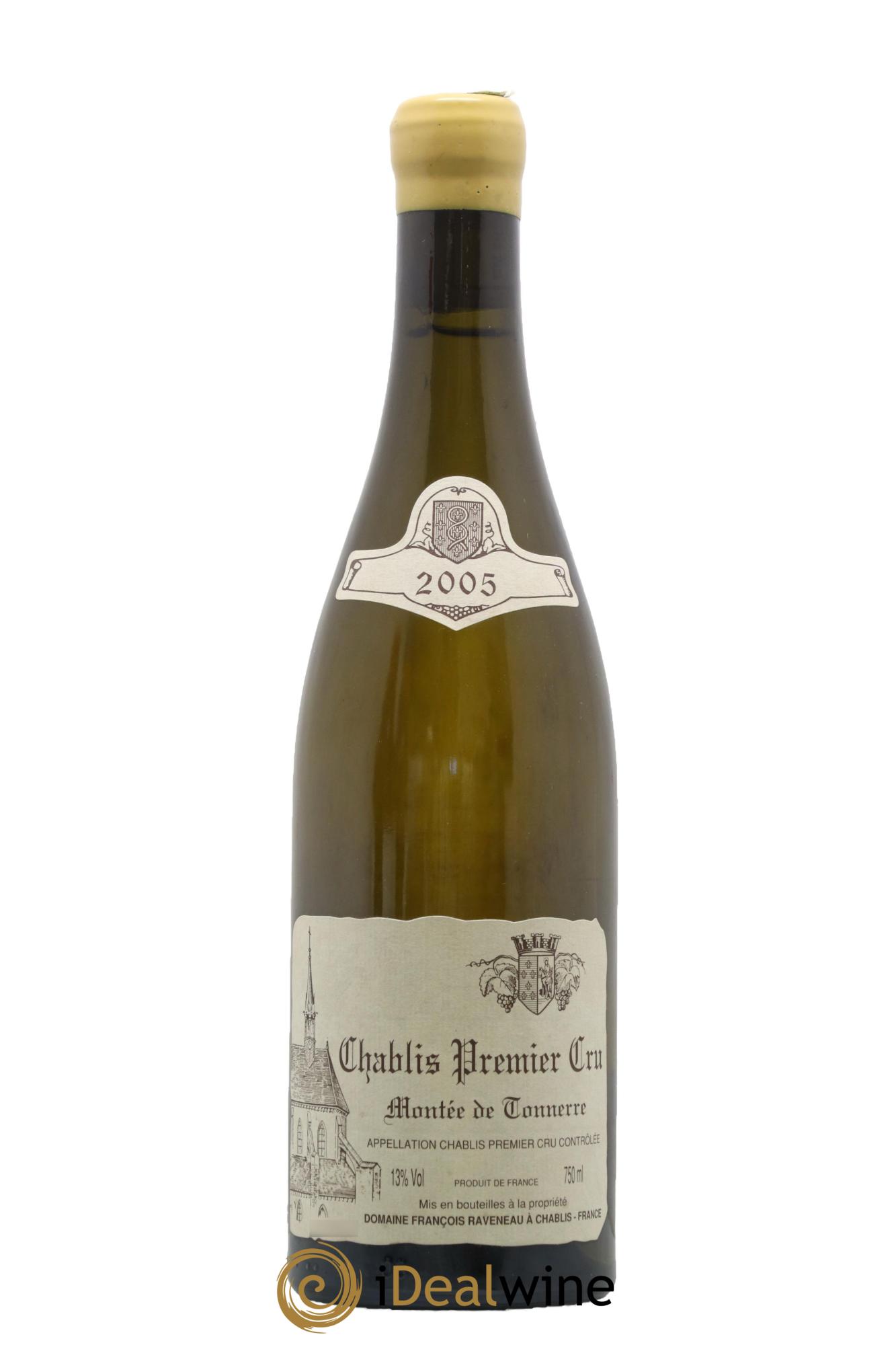 Chablis 1er Cru Montée de Tonnerre Raveneau (Domaine) 2005 - Lot of 1 bottle - 0