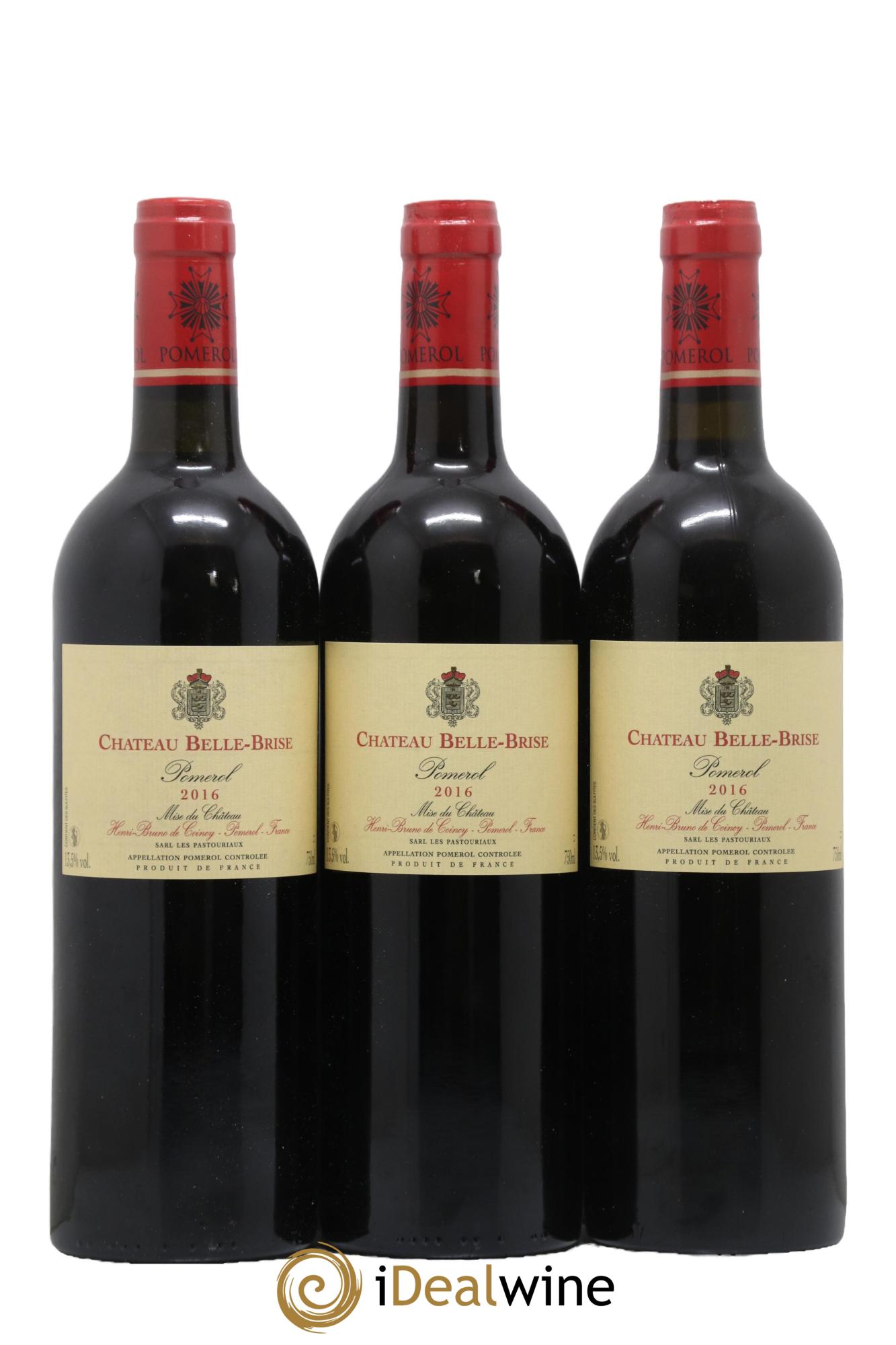 Château Belle-Brise 2016 - Lot of 12 bottles - 4