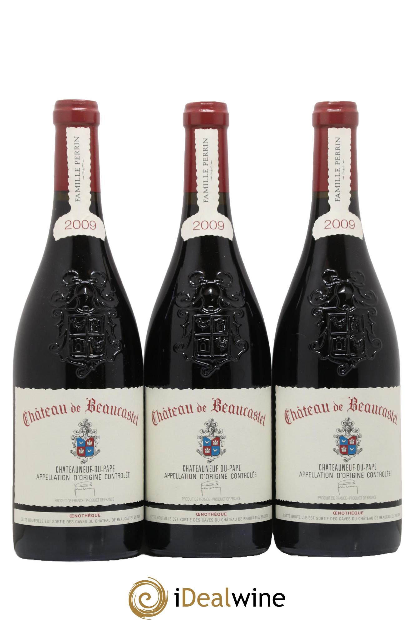 Châteauneuf-du-Pape Château de Beaucastel Famille Perrin 2009 - Lotto di 6 bottiglie - 2