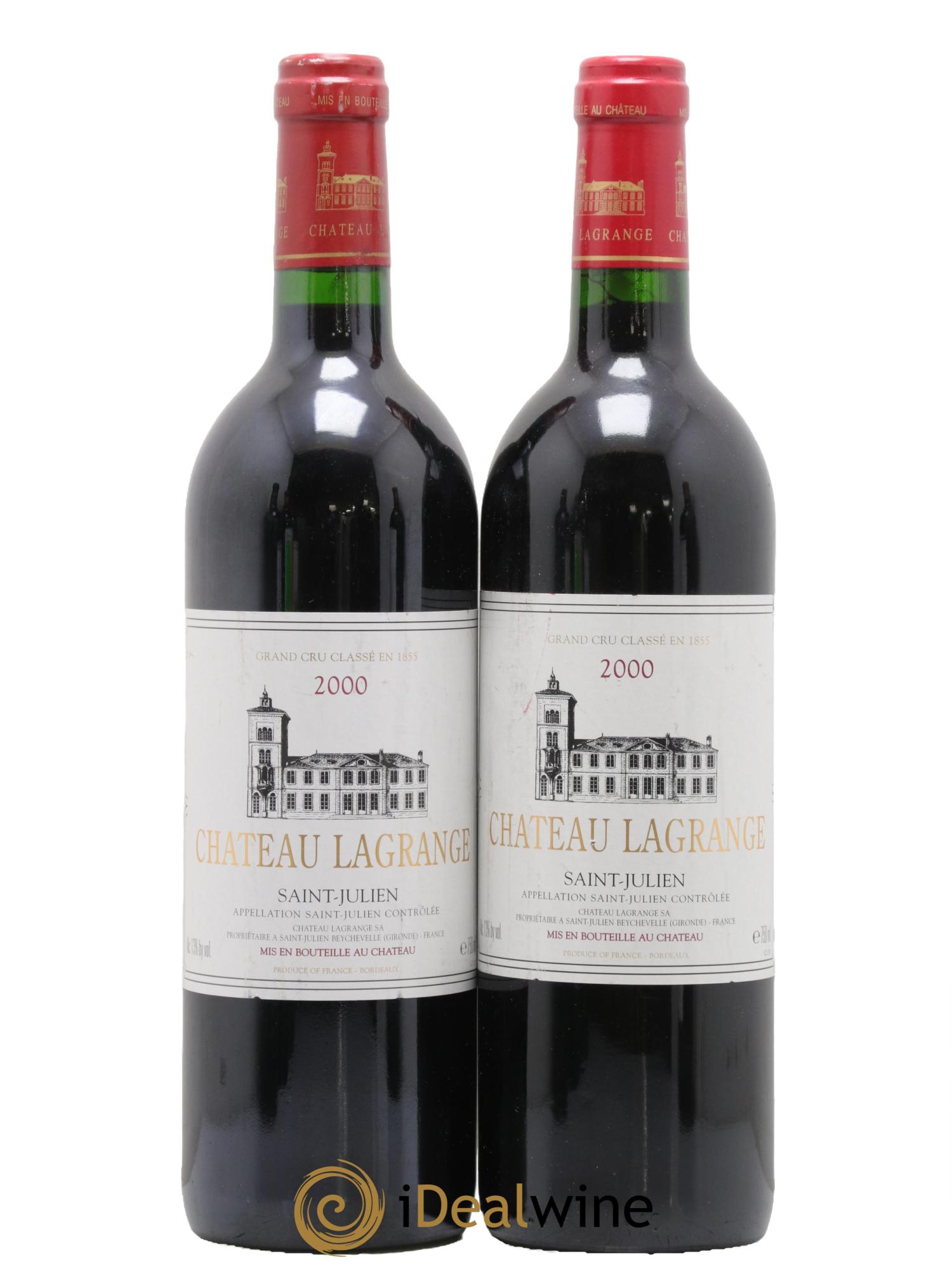 Château Lagrange 3ème Grand Cru Classé 2000 - Lot de 2 bouteilles - 0