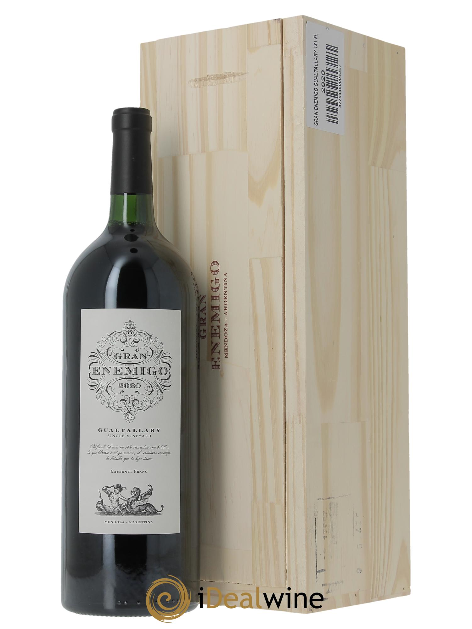 Mendoza Gran Enemigo Gualtallary Single Vineyard El Enemigo (OWC if 1 mg) 2020 - Lot of 1 magnum - 0