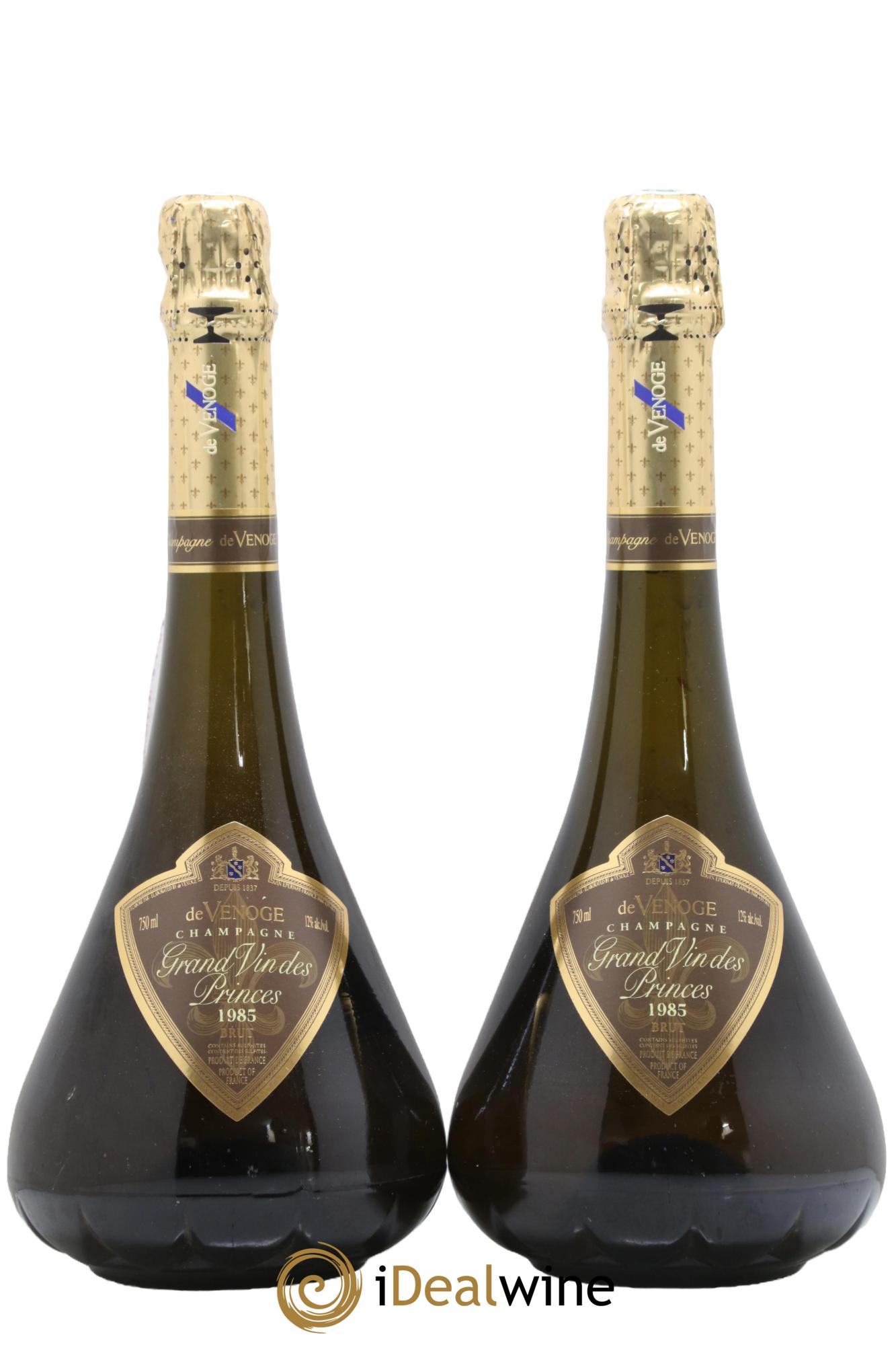 Cuvée des Princes De Venoge 1985 - Lotto di 2 bottiglie - 0