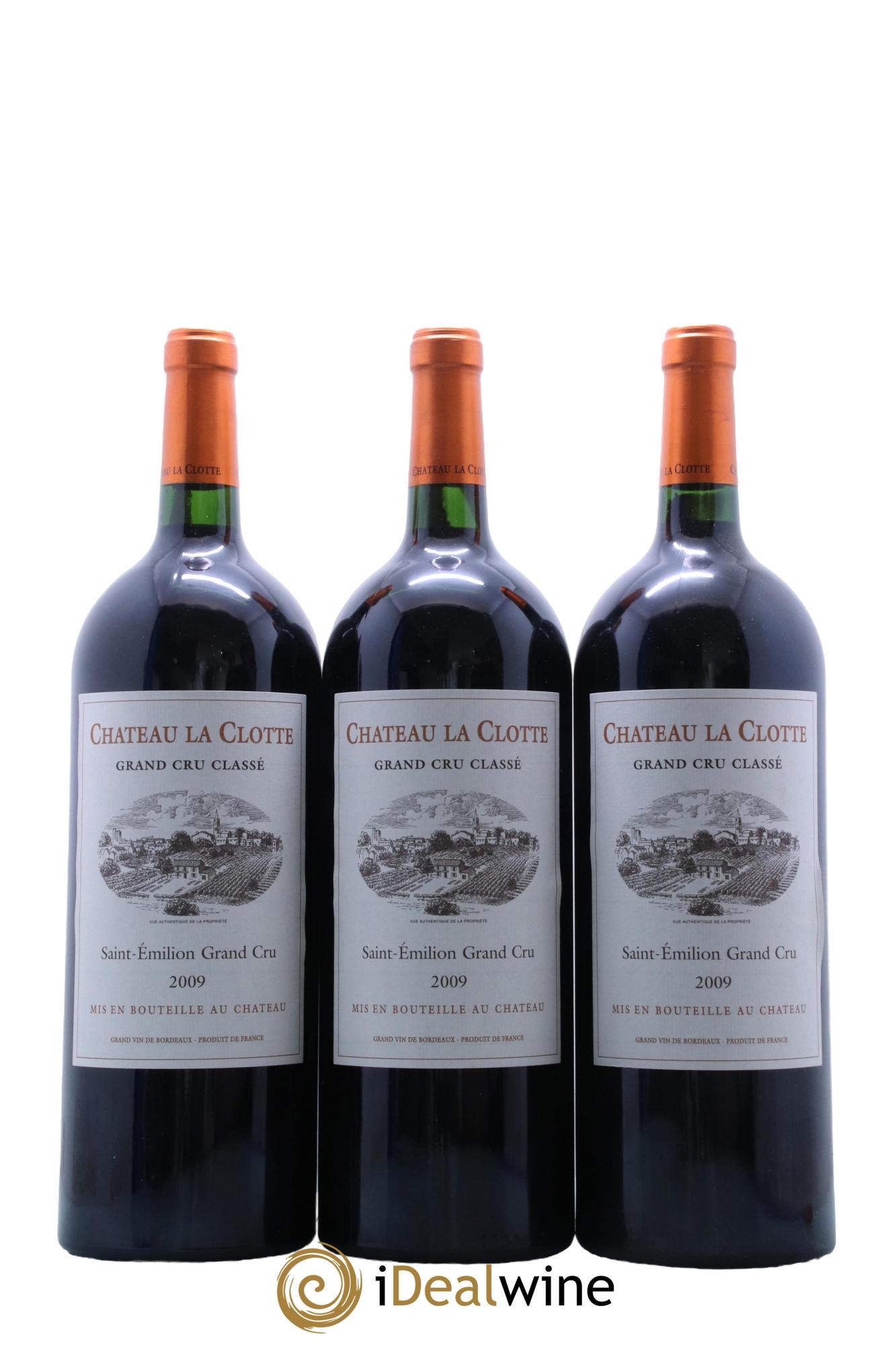 Château la Clotte  2009 - Lot of 6 magnums - 2