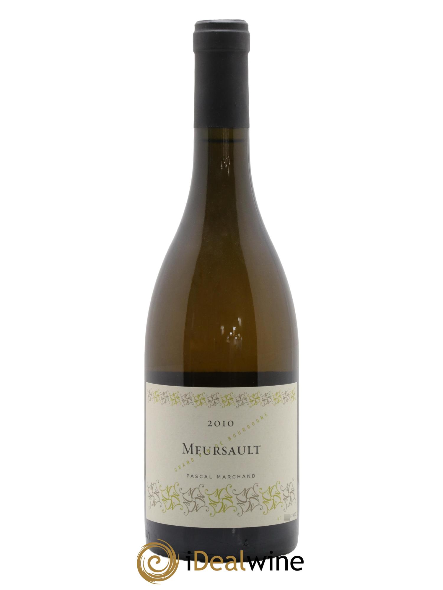 Meursault Pascal Marchand 2010 - Lot de 1 bouteille - 0