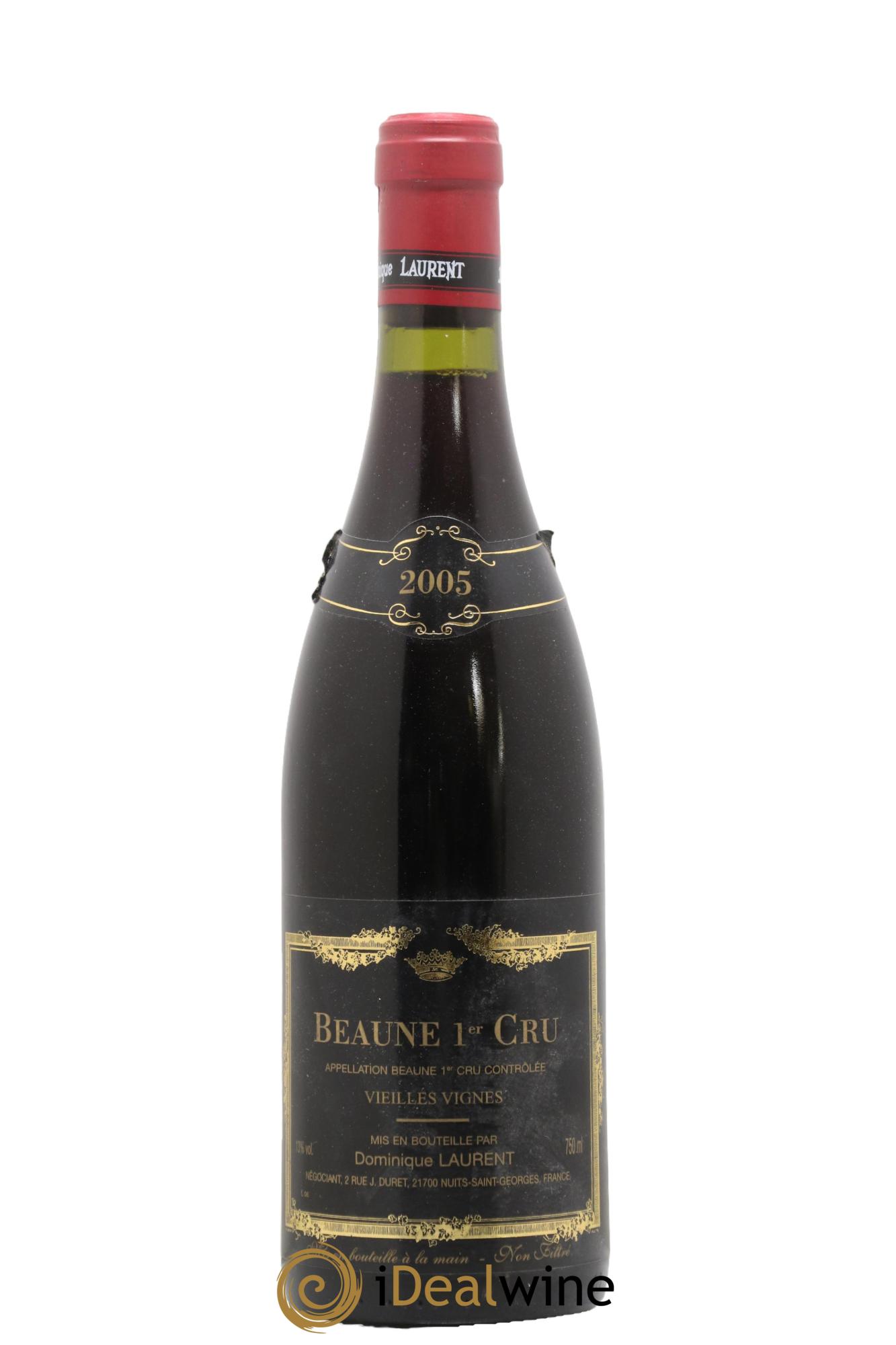 Beaune 1er Cru Vieilles Vignes Dominique Laurent 2005 - Posten von 1 Flasche - 0