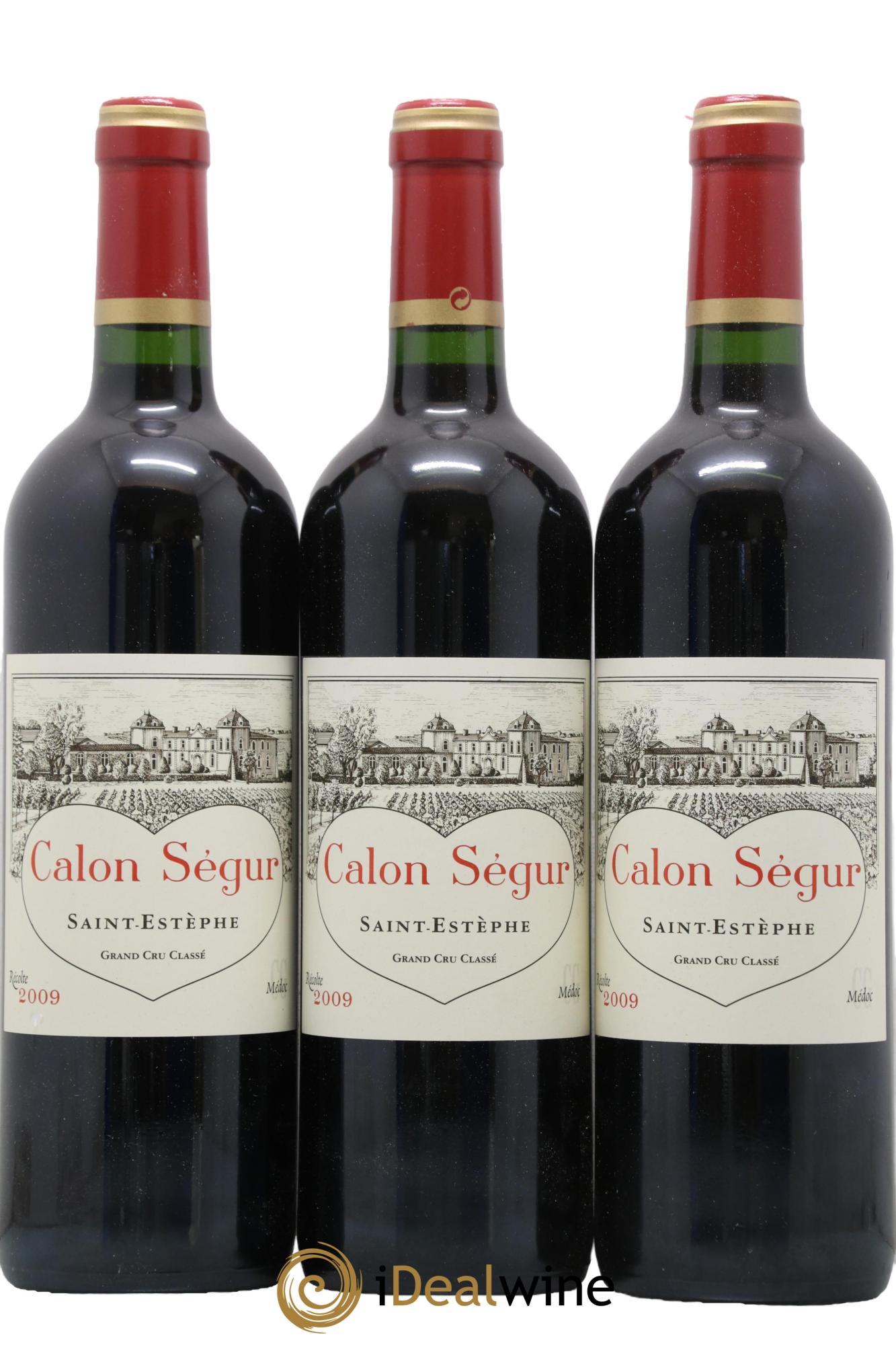 Château Calon Ségur 3ème Grand Cru Classé 2009 - Lot de 3 bouteilles - 0