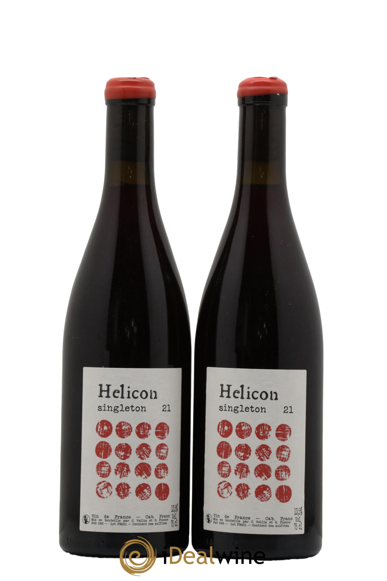 Vin de France Singleton Helicon 2021 - Lot de 2 bouteilles - 0