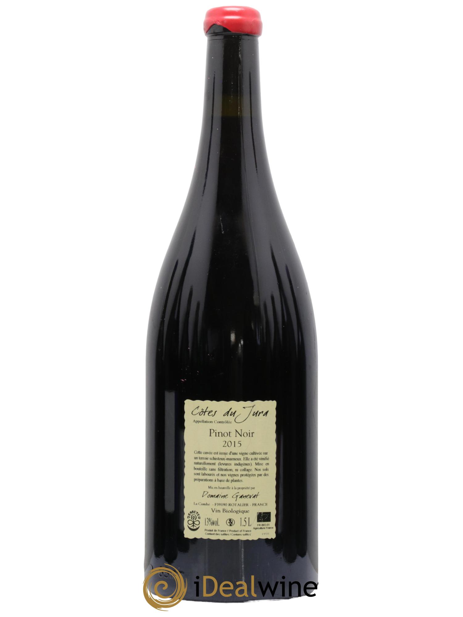 Côtes du Jura Pinot Noir En Billat  Jean-François Ganevat (Domaine) 2015 - Lot de 1 magnum - 1