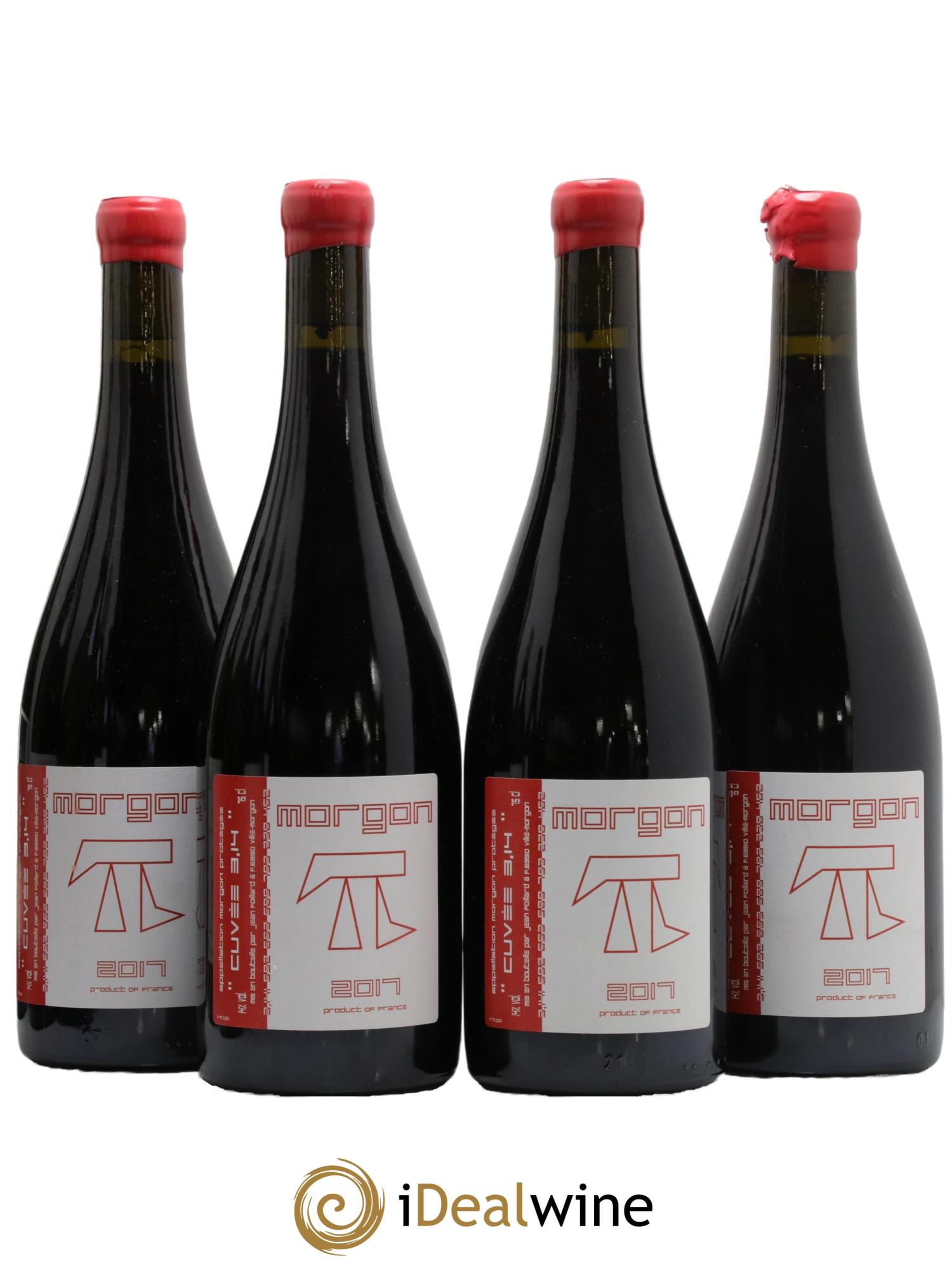 Morgon 3.14 Jean Foillard  2017 - Lot of 4 bottles - 0