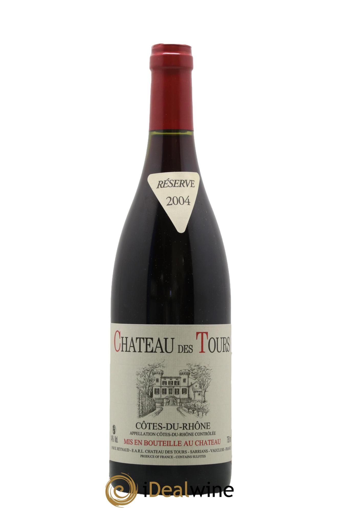 Côtes du Rhône Château des Tours Emmanuel Reynaud  2004 - Posten von 1 Flasche - 0