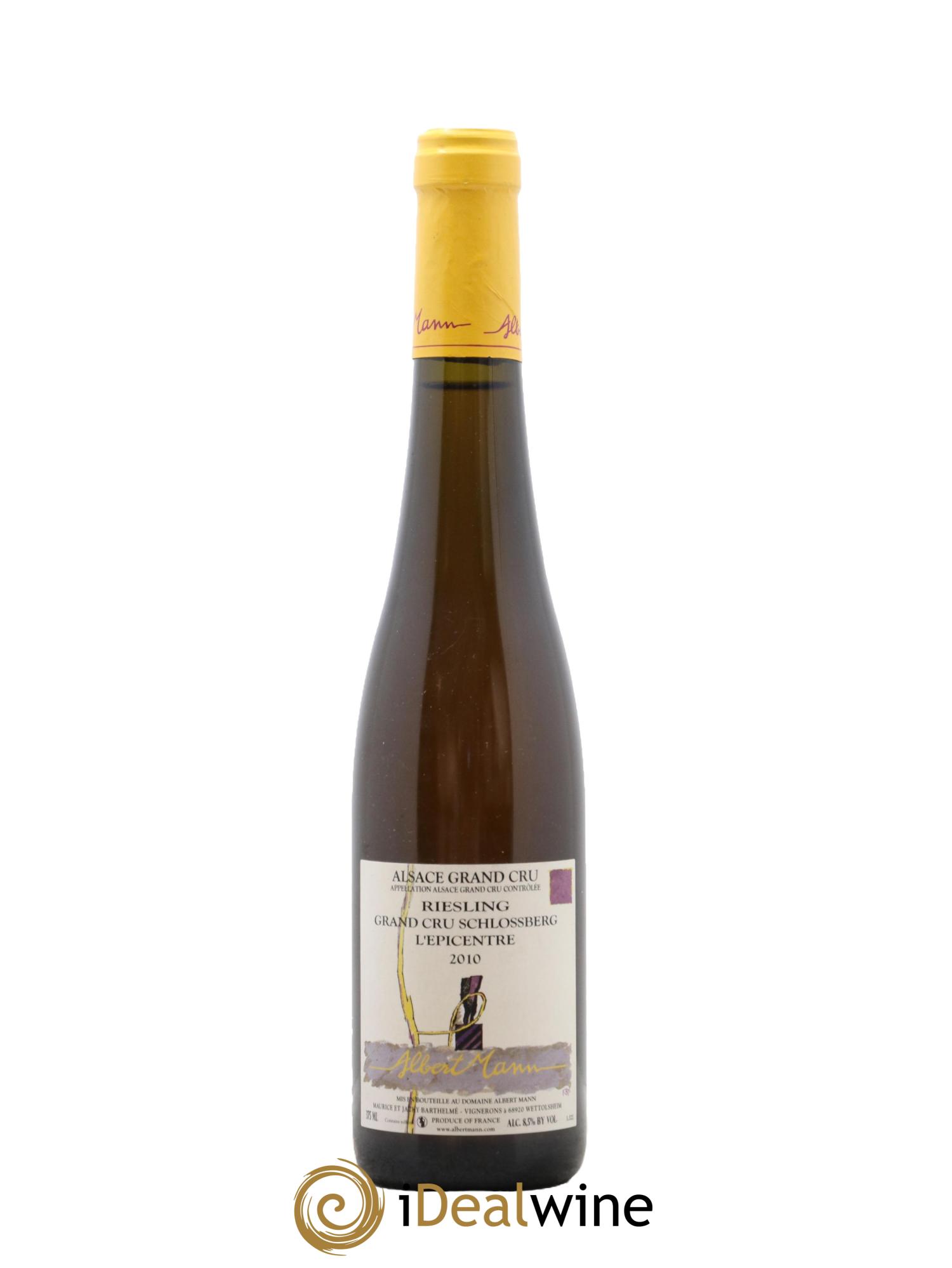 Alsace Riesling Grand Cru Schlossberg l'épicentre Albert Mann 2010 - Lot de 1 demi bouteille - 0