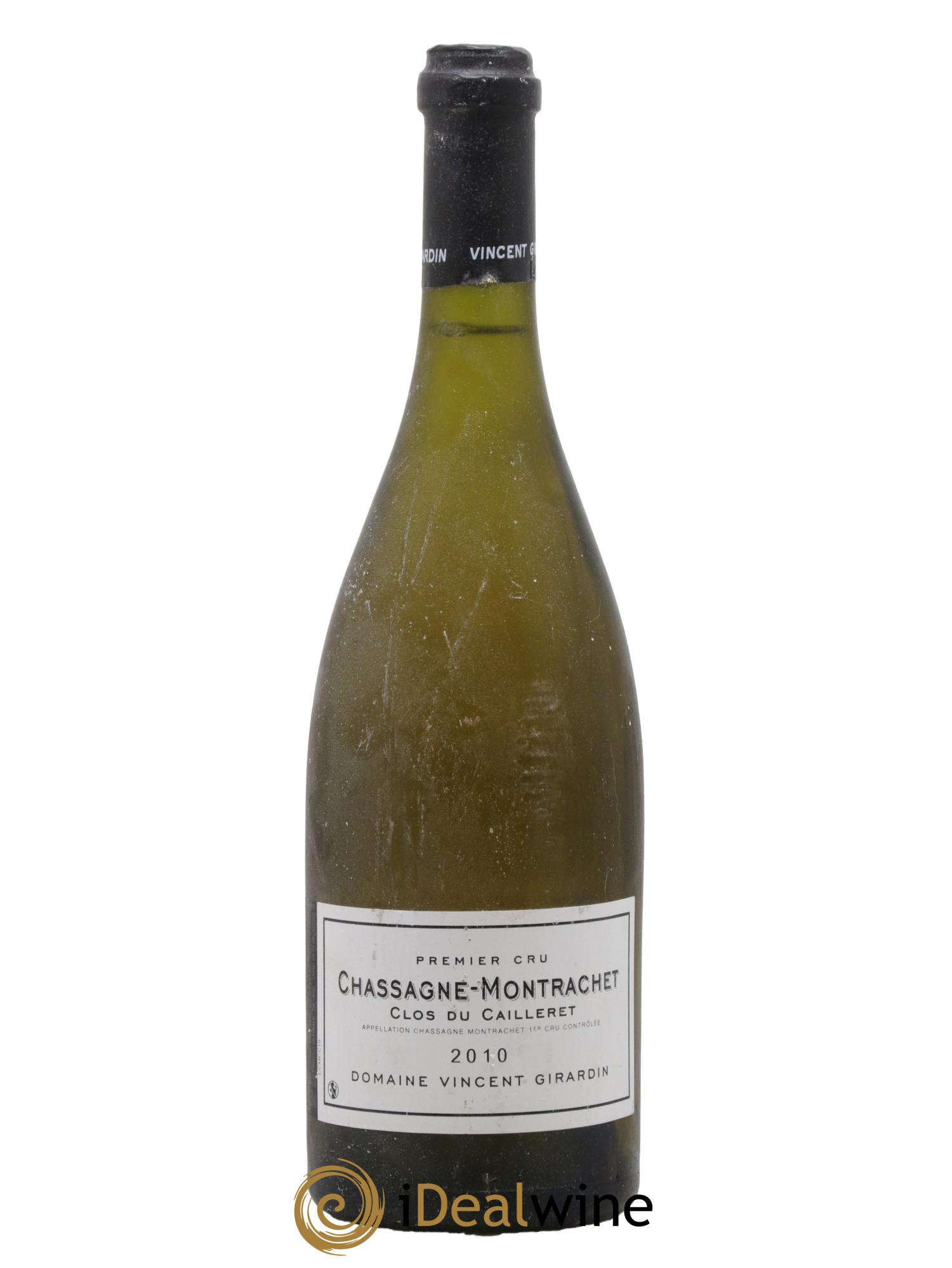 Chassagne-Montrachet 1er Cru Clos du Cailleret Vincent Girardin (Domaine) 2010 - Lot of 1 bottle - 0