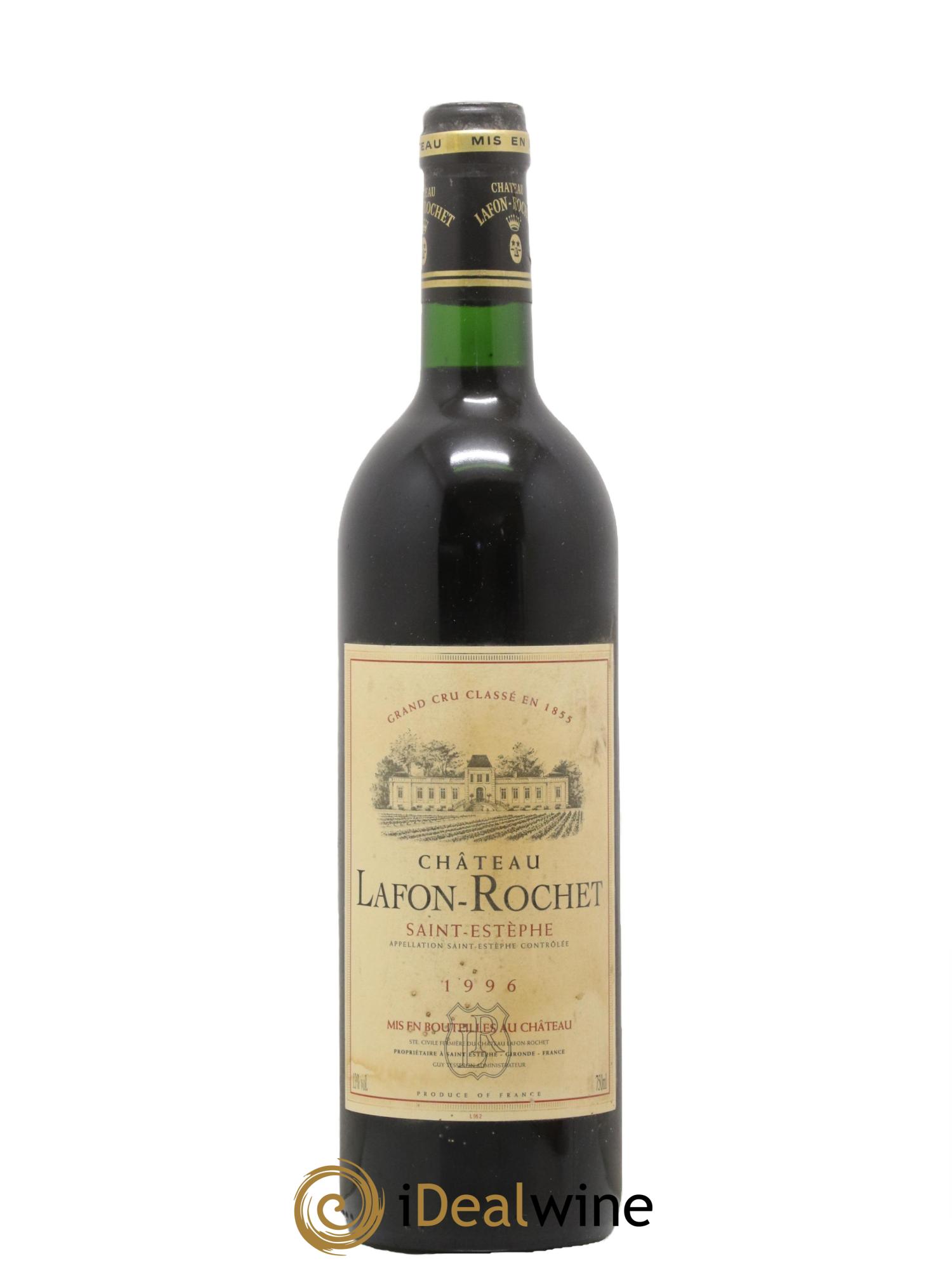 Château Lafon Rochet 4ème Grand Cru Classé 1996 - Posten von 1 Flasche - 0