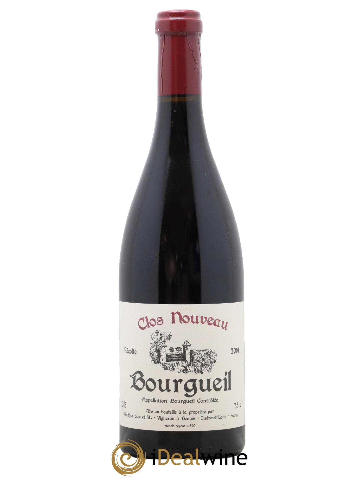 Bourgueil Clos Nouveau Domaine du Bel Air 2014 - Lotto di 1 bottiglia - 0