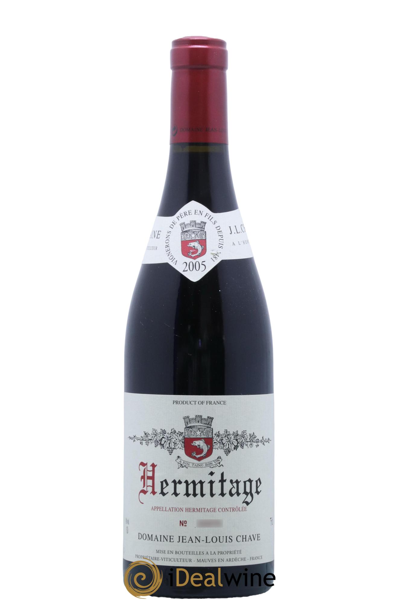 Hermitage Jean-Louis Chave 2005 - Lot de 1 bouteille - 0