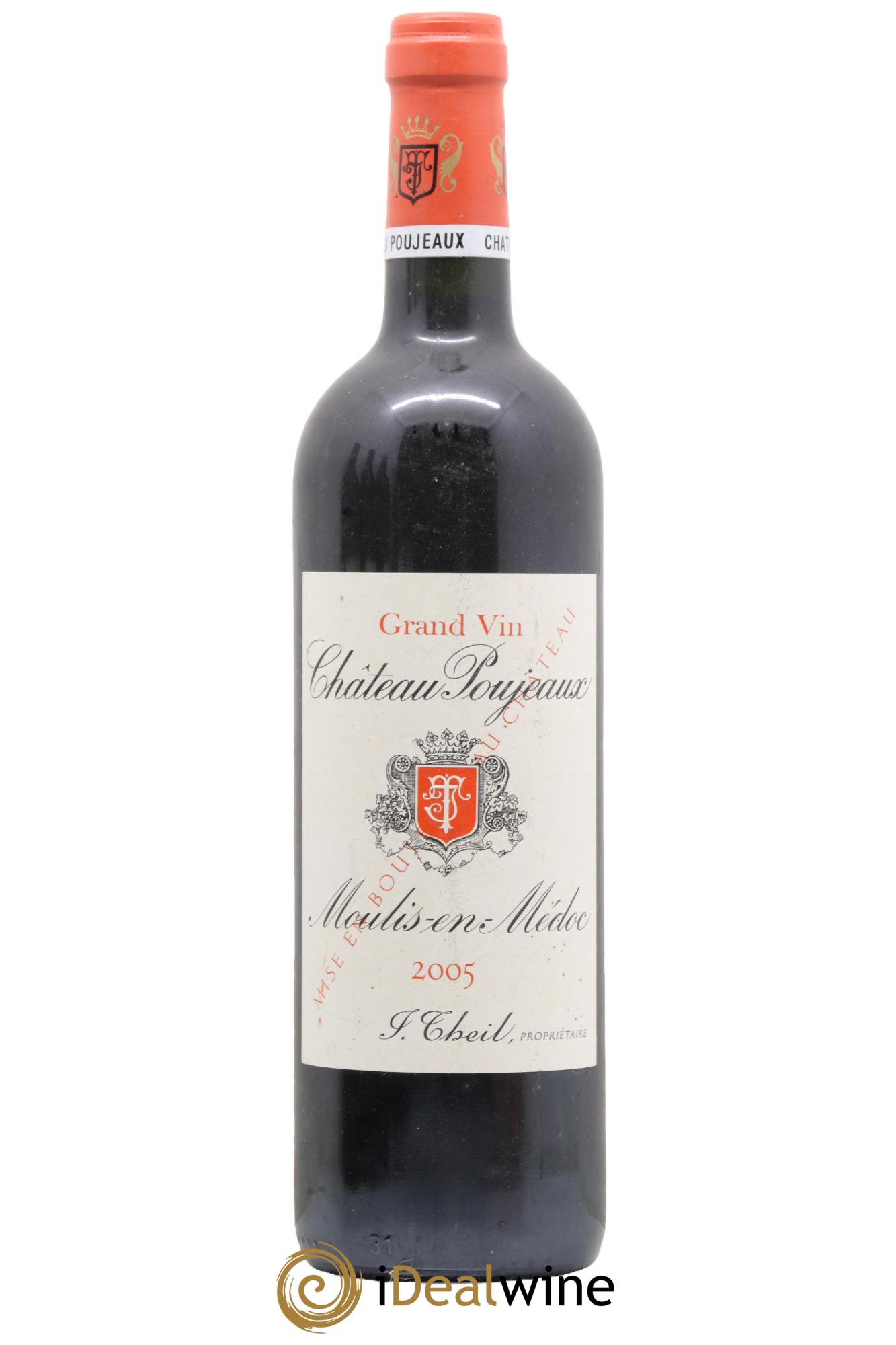 Château Poujeaux 2005 - Lot of 1 bottle - 0