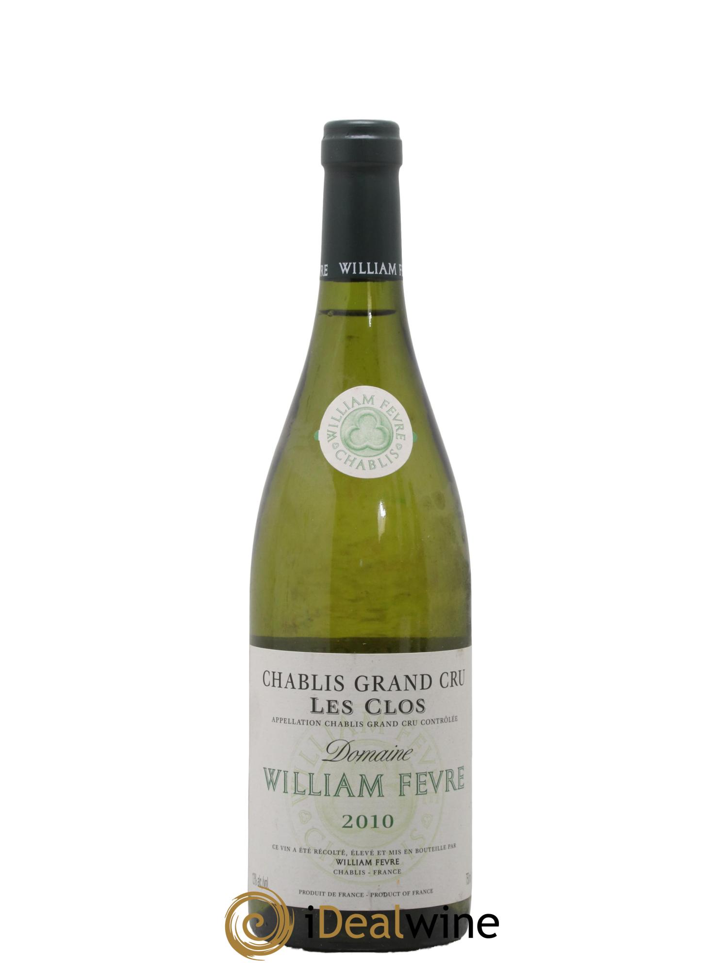 Chablis Grand Cru Les Clos William Fèvre 2010 - Posten von 1 Flasche - 0