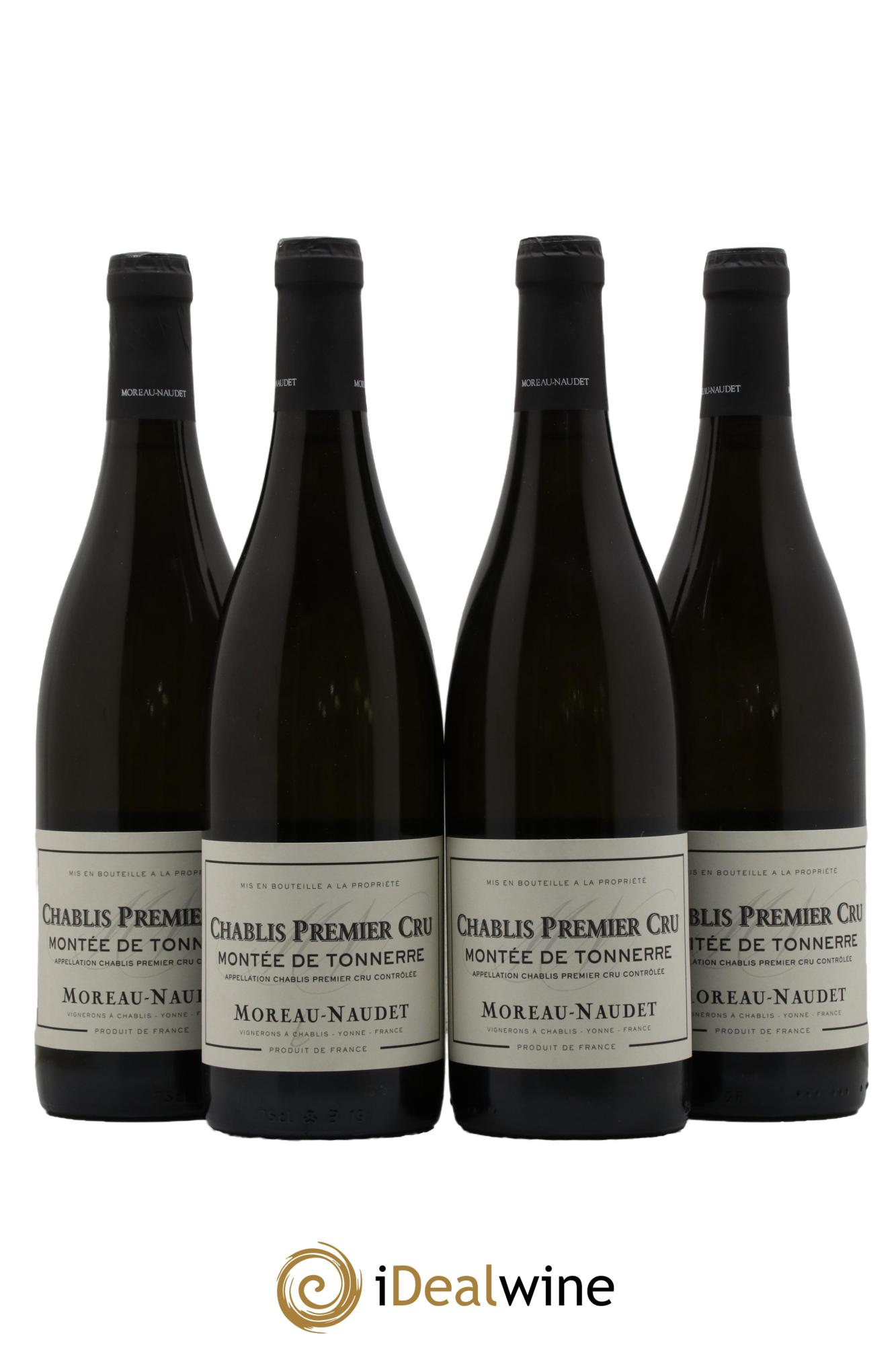 Chablis 1er Cru Montée de Tonnerre Moreau-Naudet 2018 - Lot de 4 bouteilles - 0