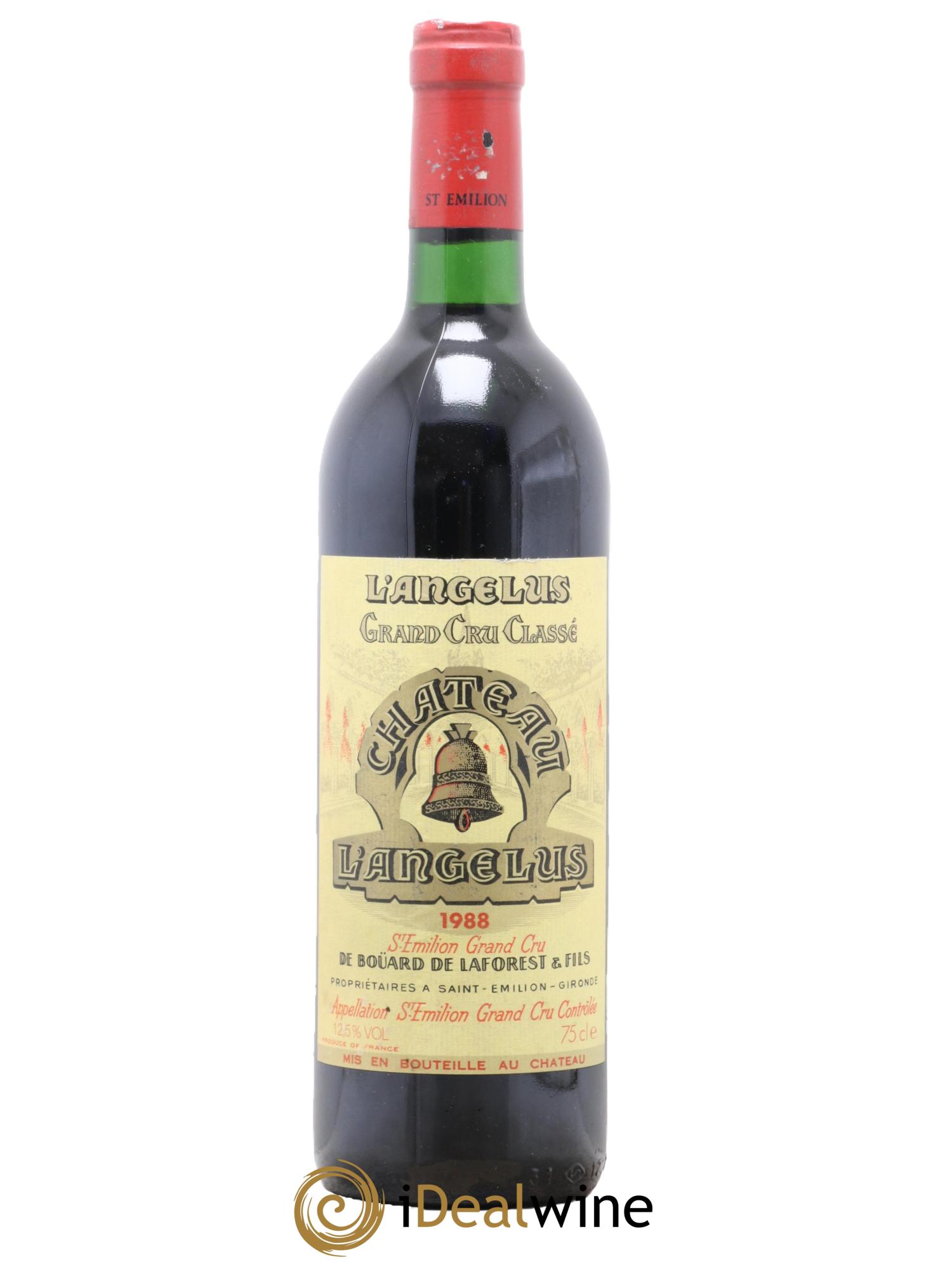 Château Angélus 1er Grand Cru Classé A 1988 - Lotto di 1 bottiglia - 0