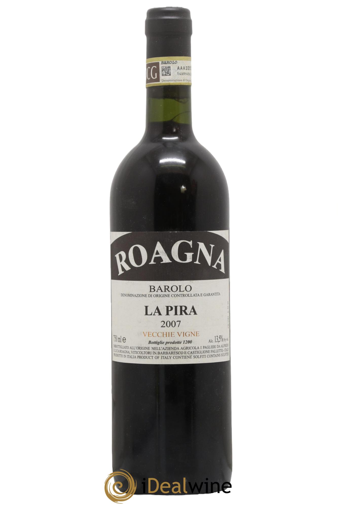 Barolo DOCG Pira Vecchie Viti Roagna 2007 - Lotto di 1 bottiglia - 0