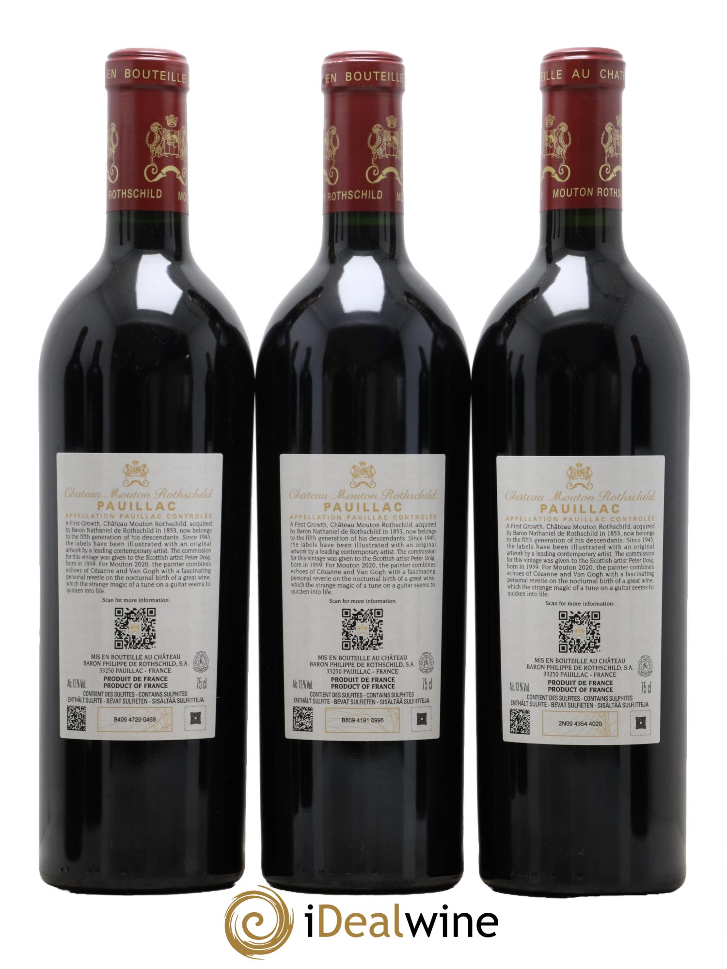 Château Mouton Rothschild 1er Grand Cru Classé 2020 - Posten von 6 Flaschen - 2