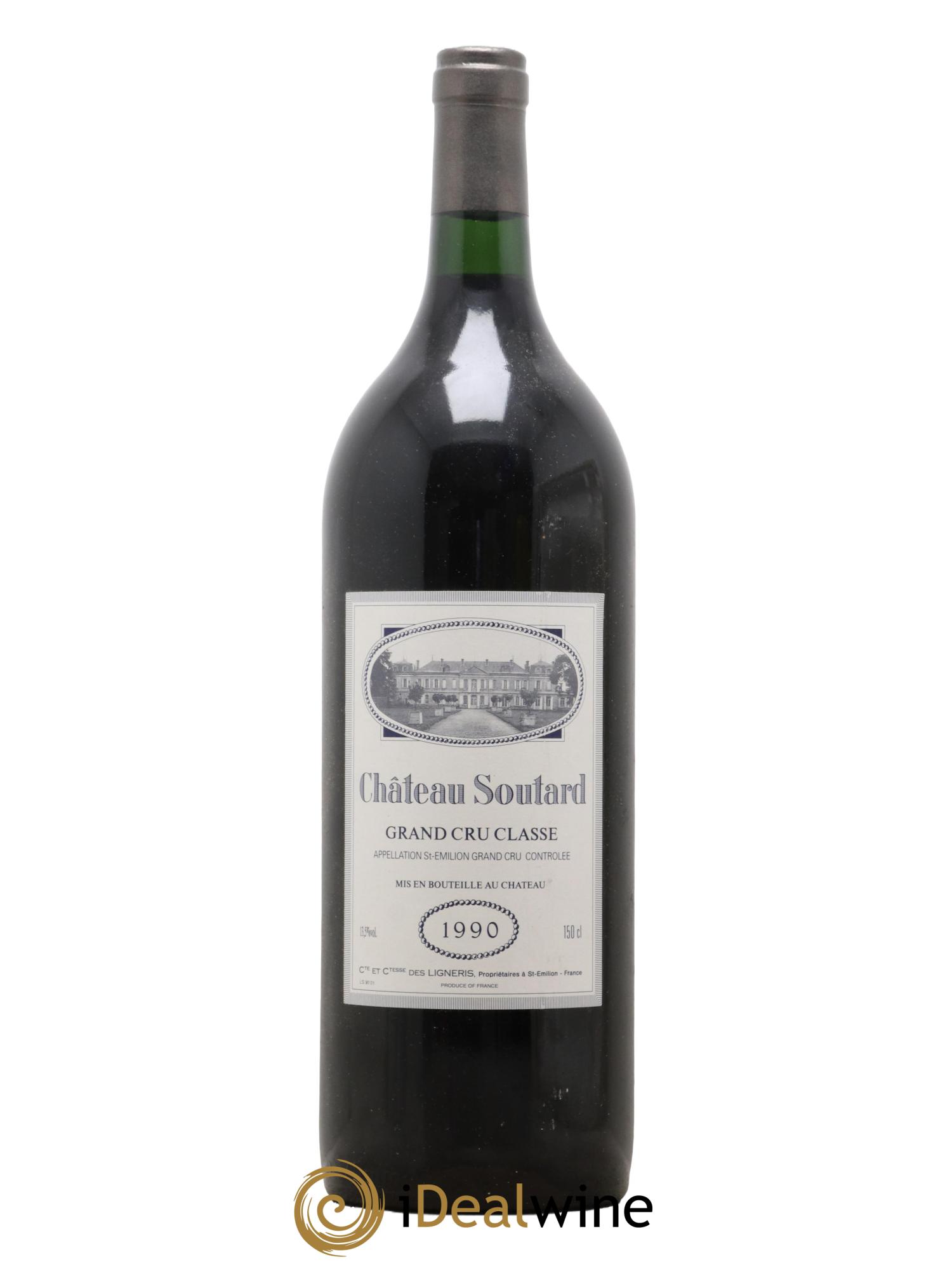 Château Soutard Grand Cru Classé 1990 - Lot de 1 magnum - 0