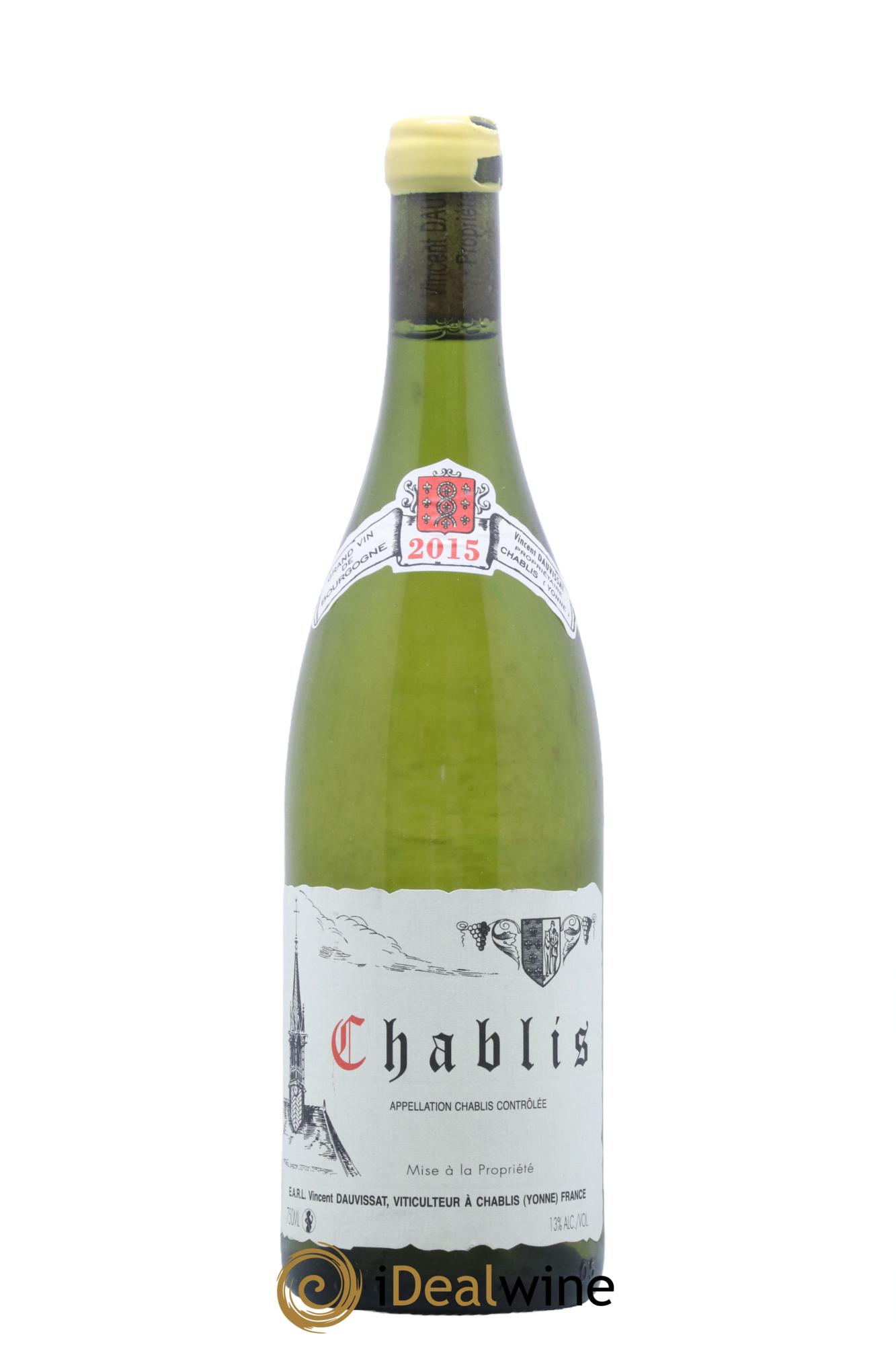 Chablis Vincent Dauvissat (Domaine) 2015 - Posten von 1 Flasche - 0