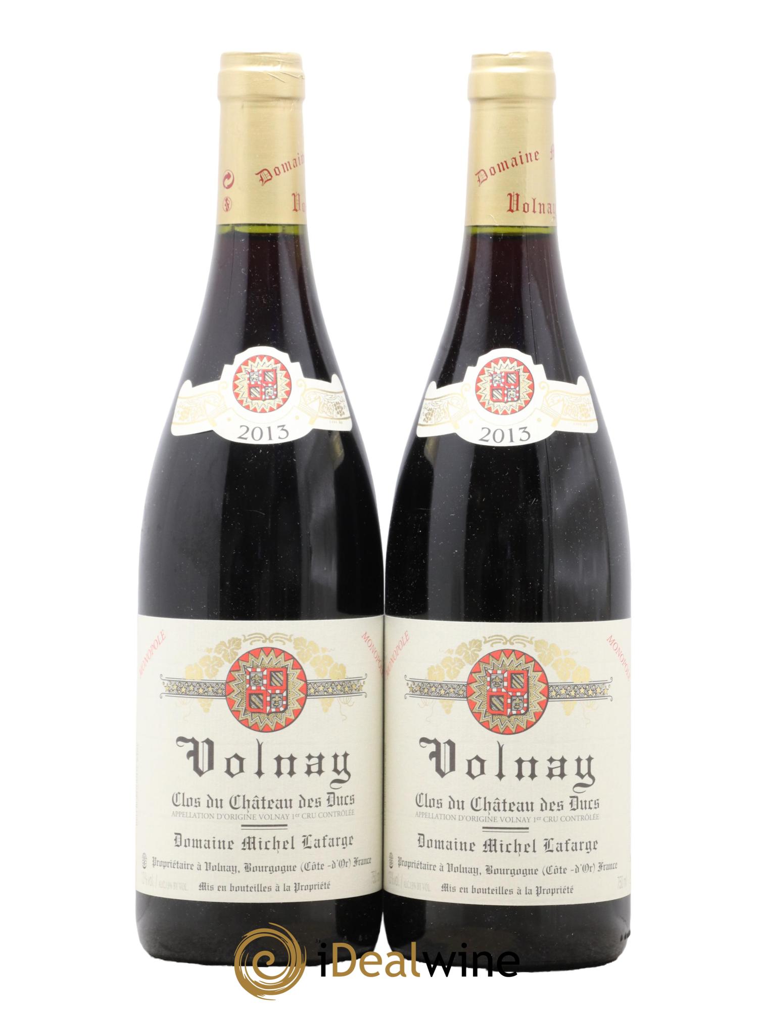 Volnay 1er Cru Clos du Château des Ducs Lafarge (Domaine) 2013 - Lot of 2 bottles - 0