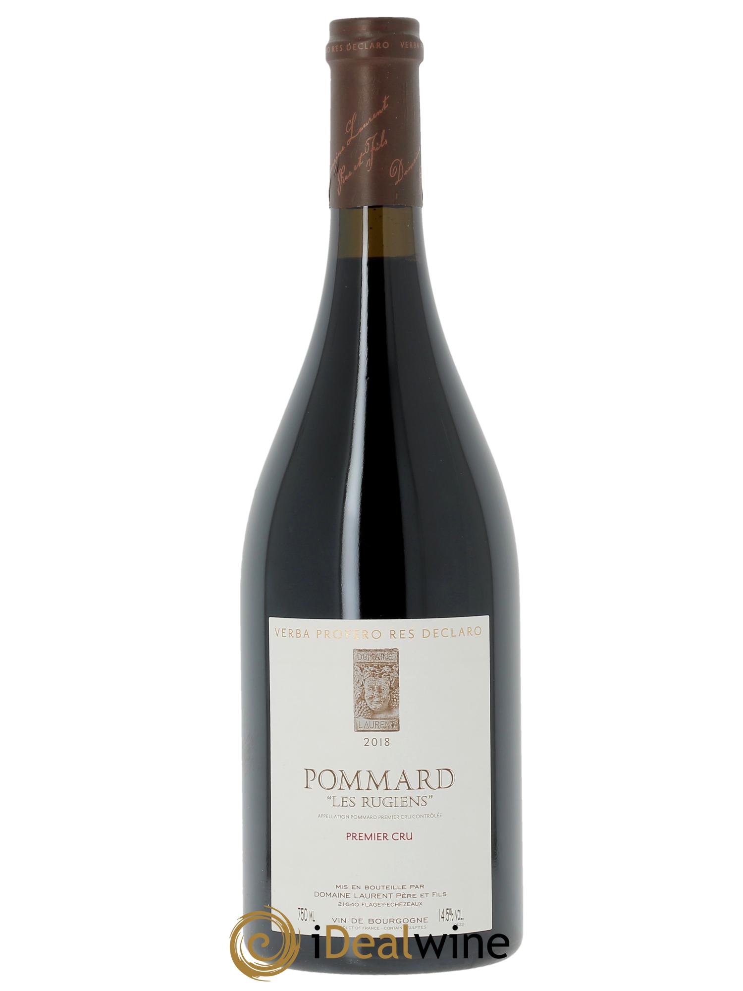 Pommard 1er Cru Les Rugiens Vieilles vignes Dominique Laurent  2018 - Lot de 1 bouteille - 0