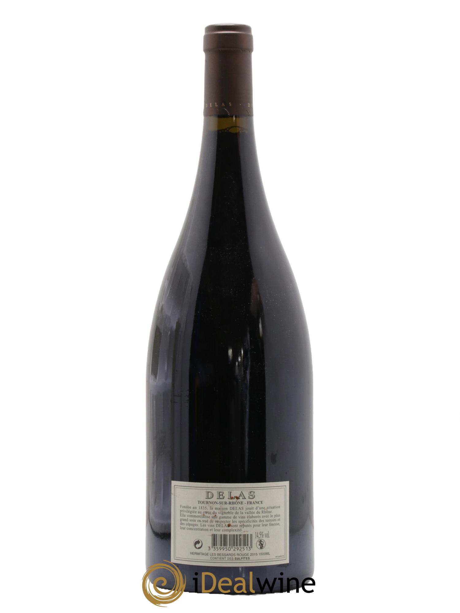 Hermitage Les Bessards Delas Frères 2015 - Lotto di 1 magnum - 1